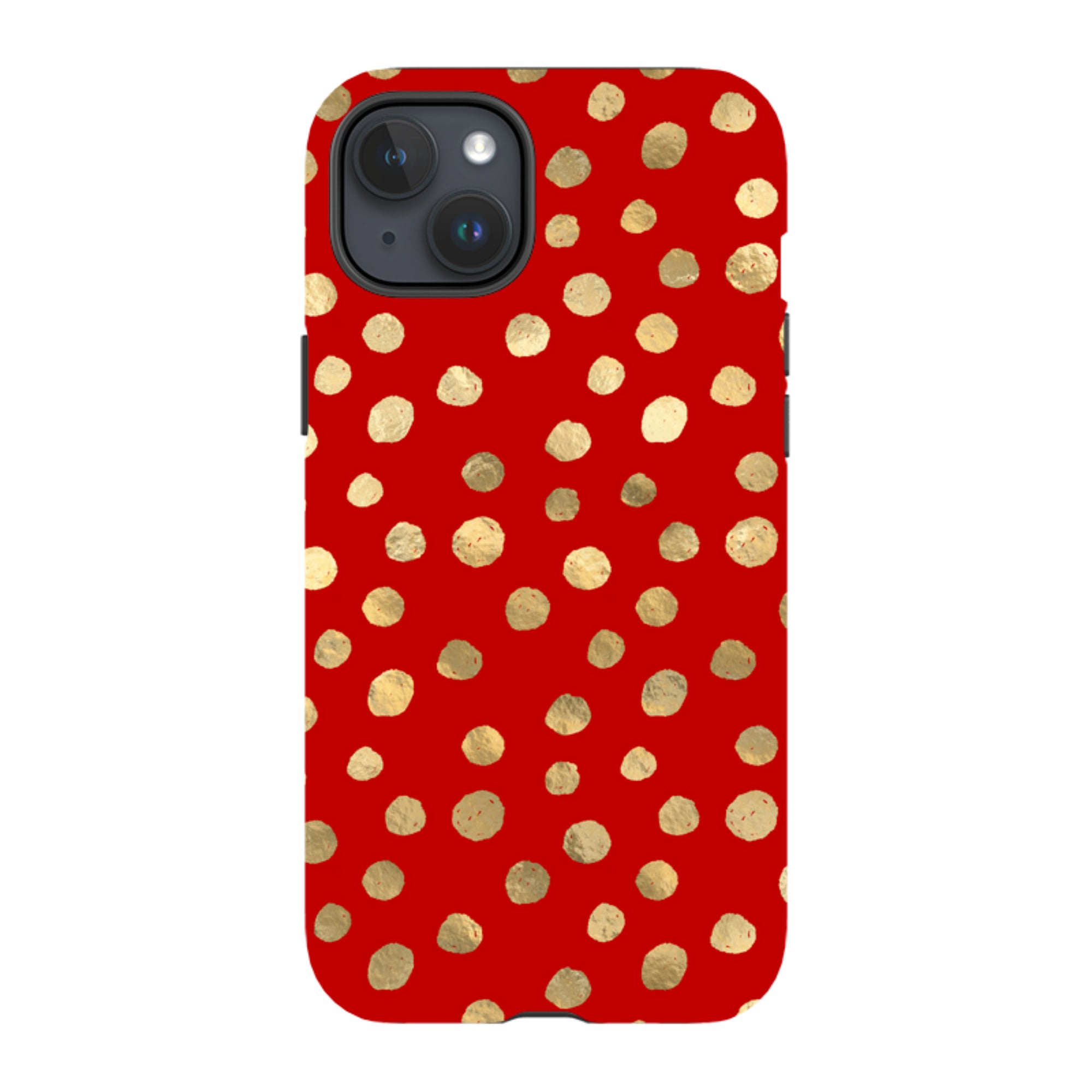 iPhone MagSafe Tough Case - Burgundy and Gold Stars