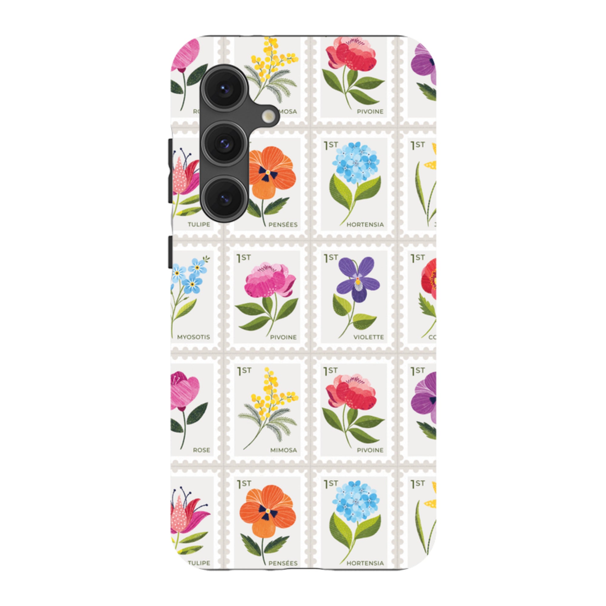 Samsung Tough Case - Floral Postage Stamps By Ali Brookes