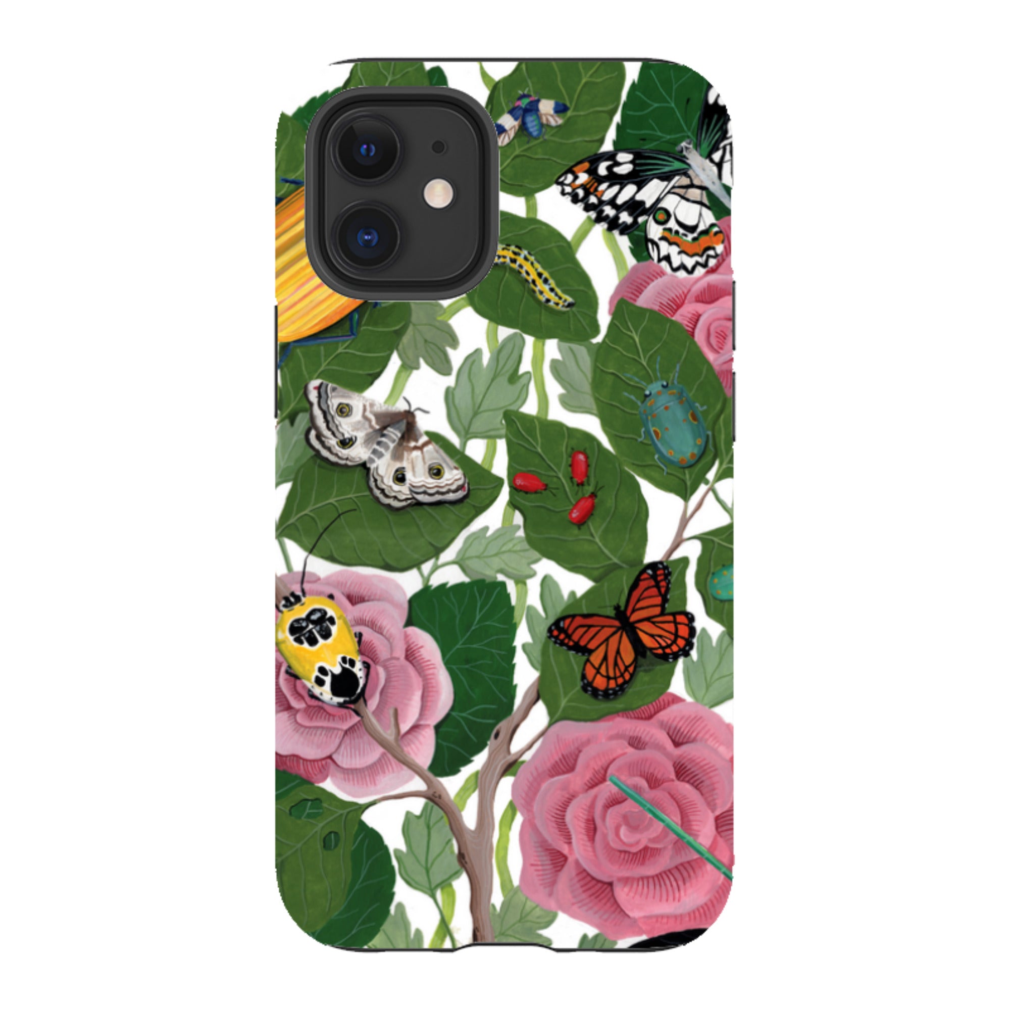 iPhone Tough Case - Butterflies And Beatles By Bex Parkin