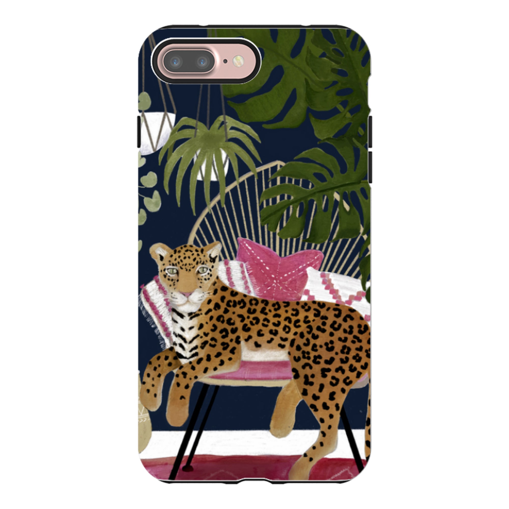 iPhone Tough Case - Boho Leopard By Bex Parkin