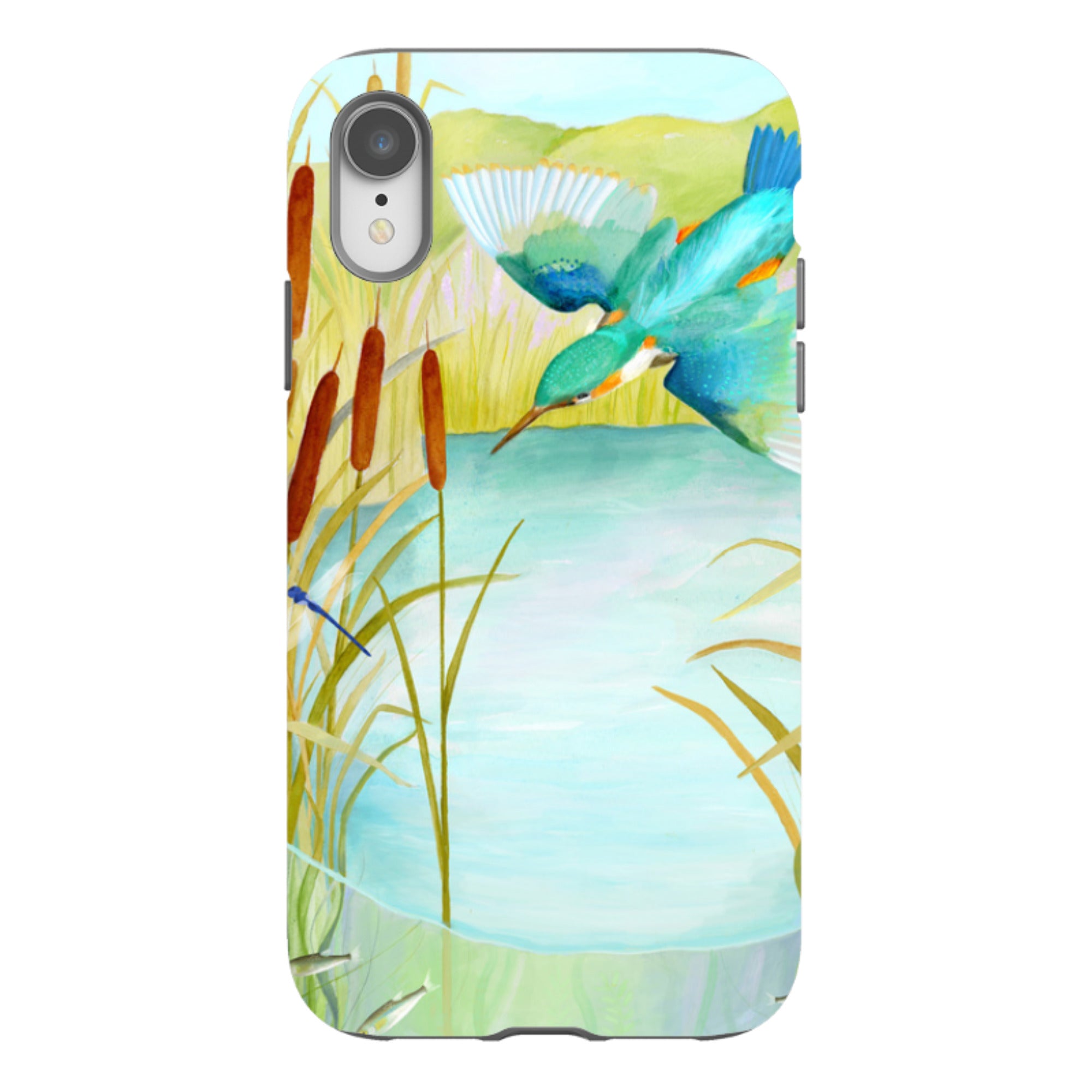 iPhone Tough Case - Kingfisher By Bex Parkin