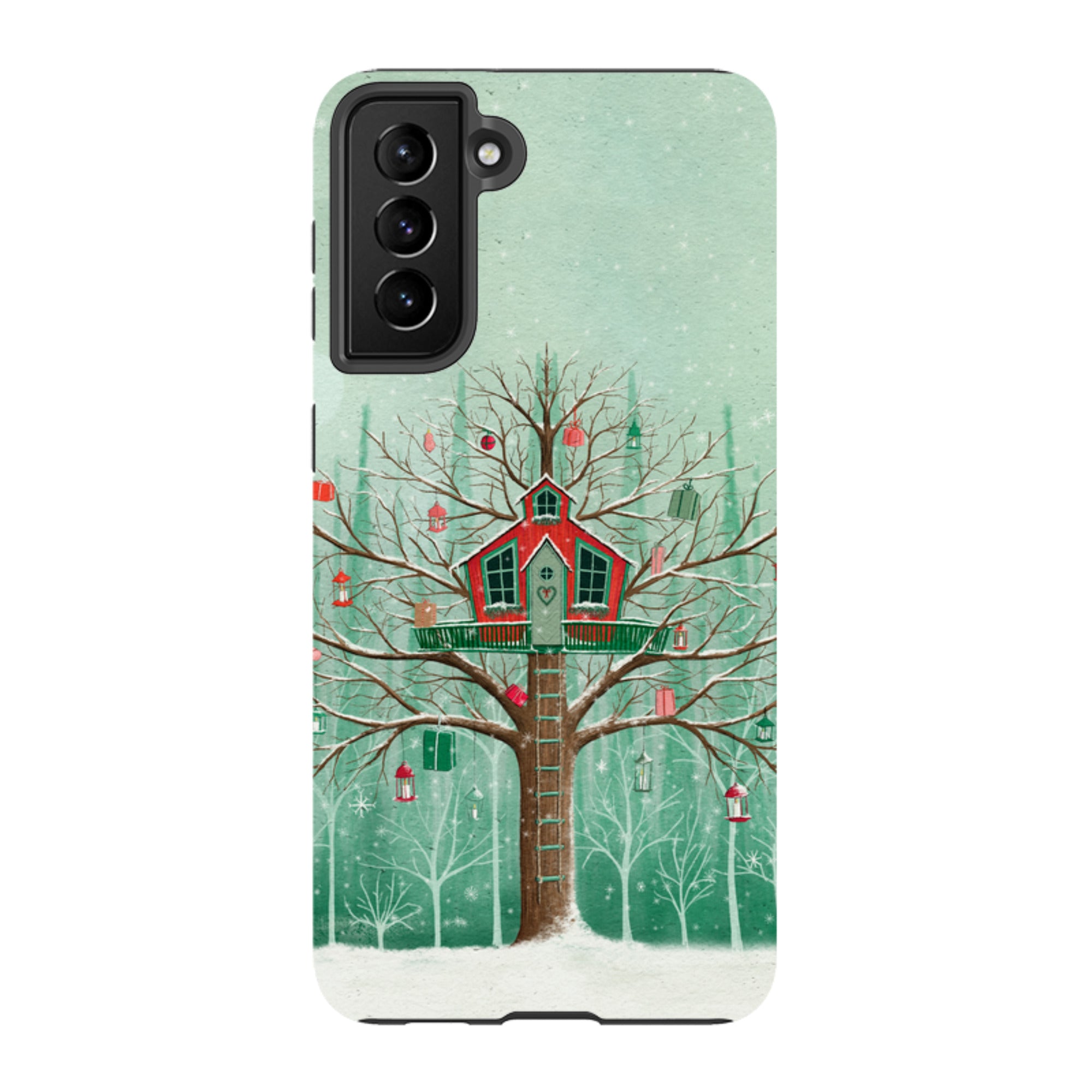 Samsung Tough Case - Christmas Tree House By Maja Lindberg