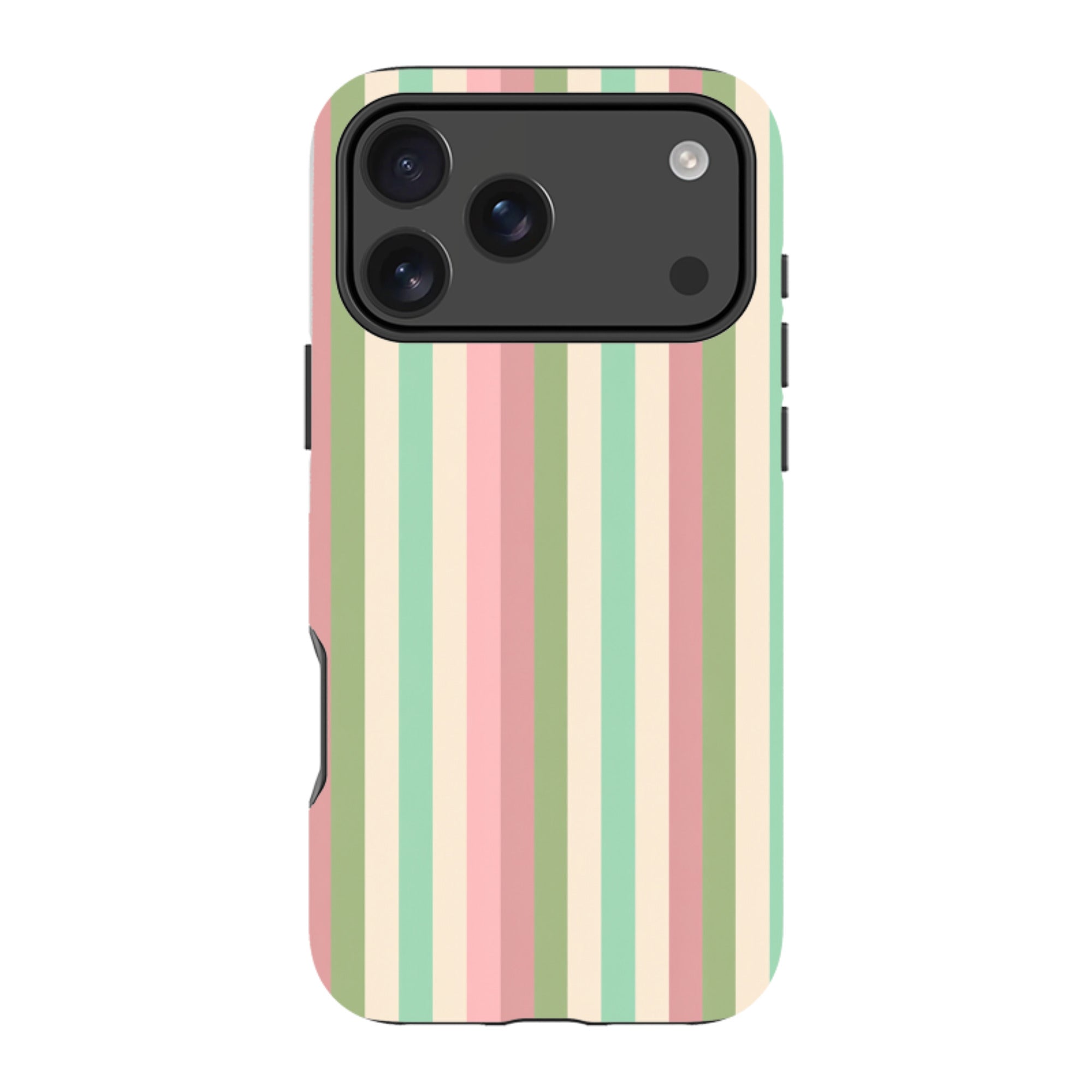 iPhone MagSafe Tough Case - Pastel Stripe