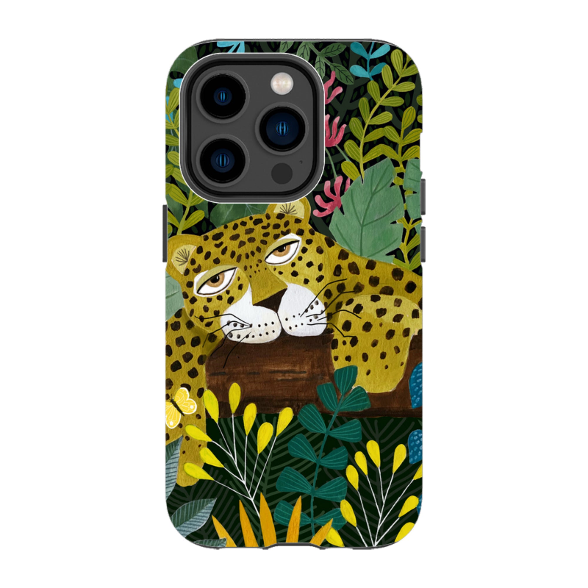 iPhone MagSafe Tough Case - Sleepy Leopard By Bex Parkin