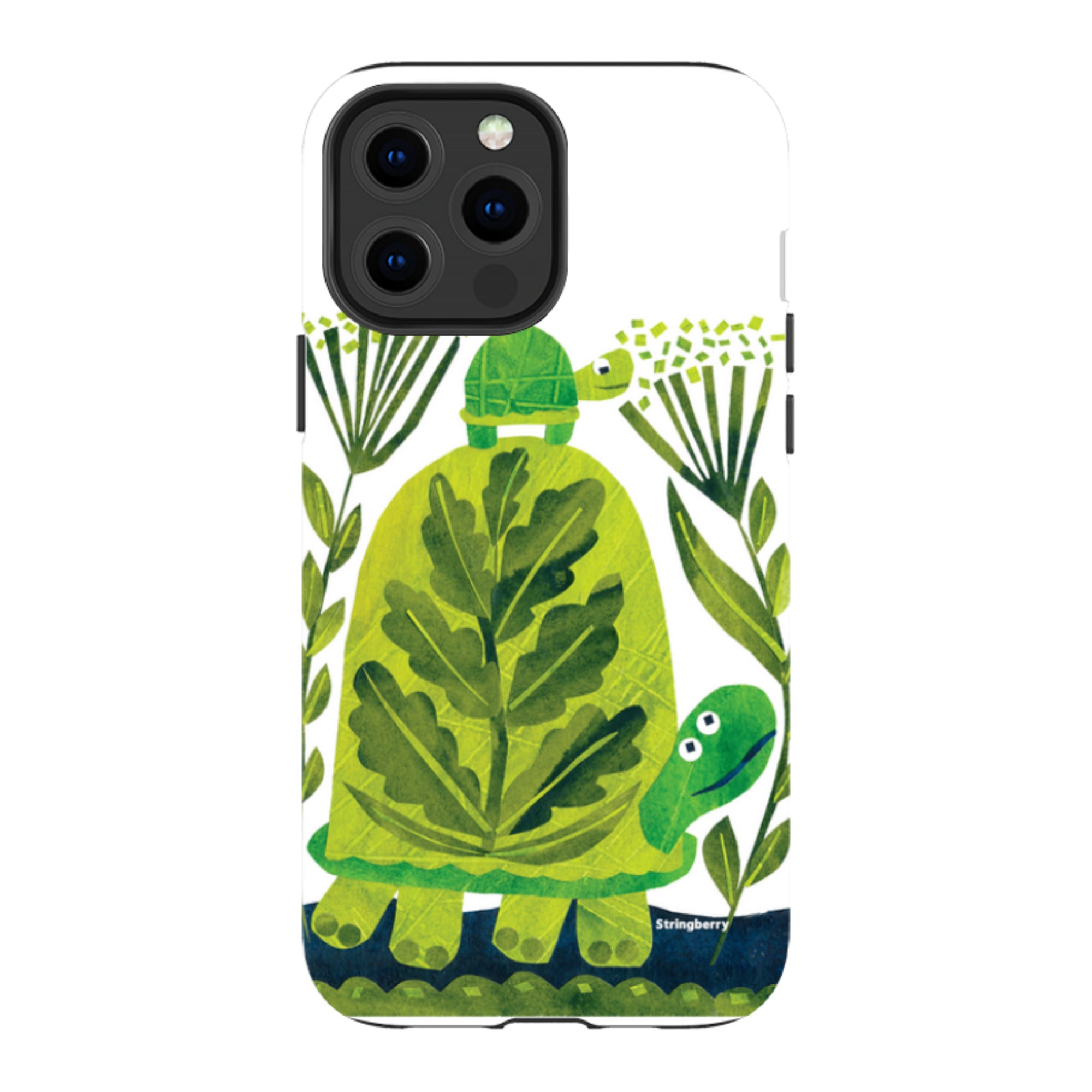 iPhone MagSafe Tough Case - Folk Tortoise By Tracey English