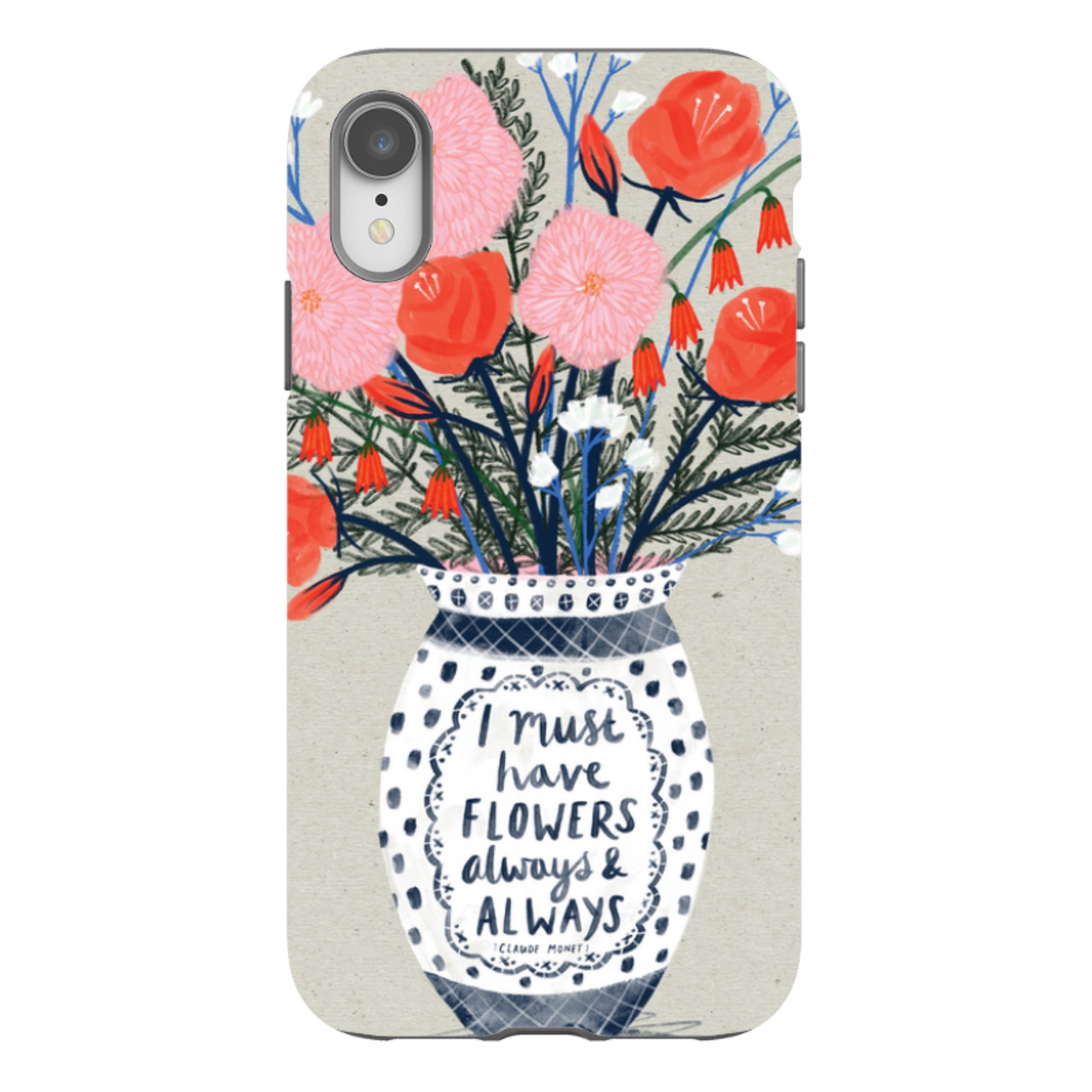 iPhone Tough Case - Flowers Always By Lee Foster Wilson