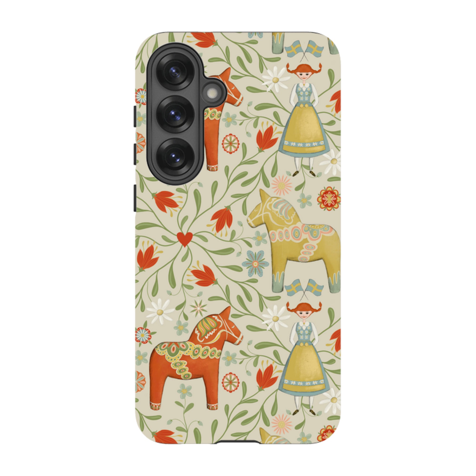 Samsung Tough  Case - Dala Horse By Maja Lindberg