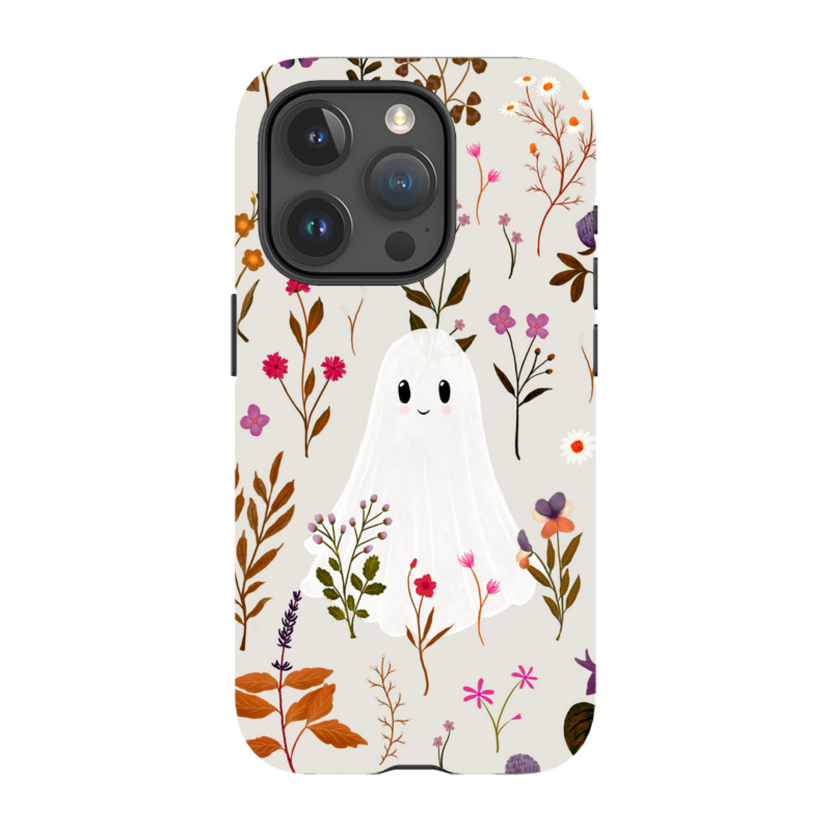 iPhone Tough Case - Ghost in the Garden - Stone Multi By Katherine Quinn