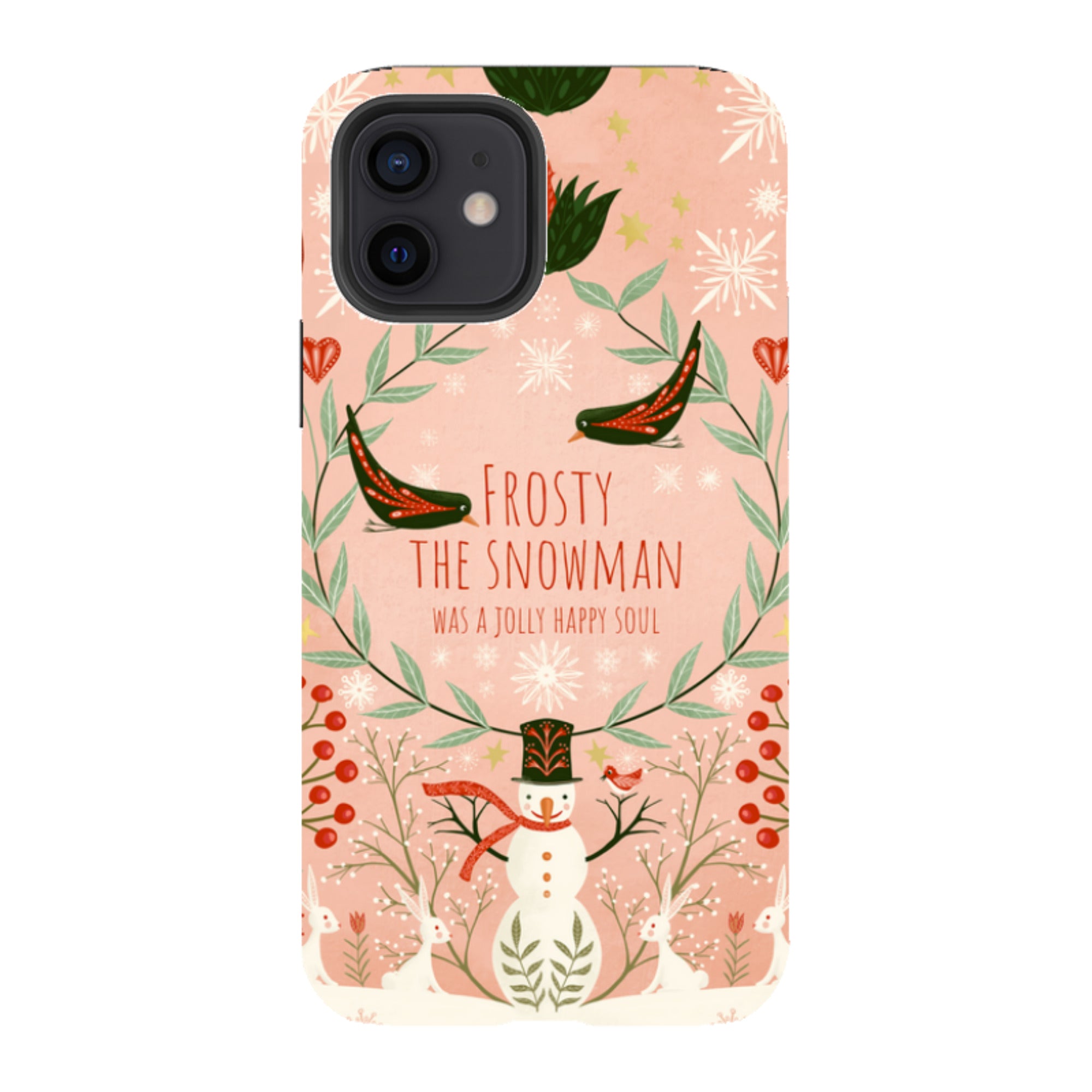 iPhone Tough Case -Frosty The Snow Man By Maja Lindberg