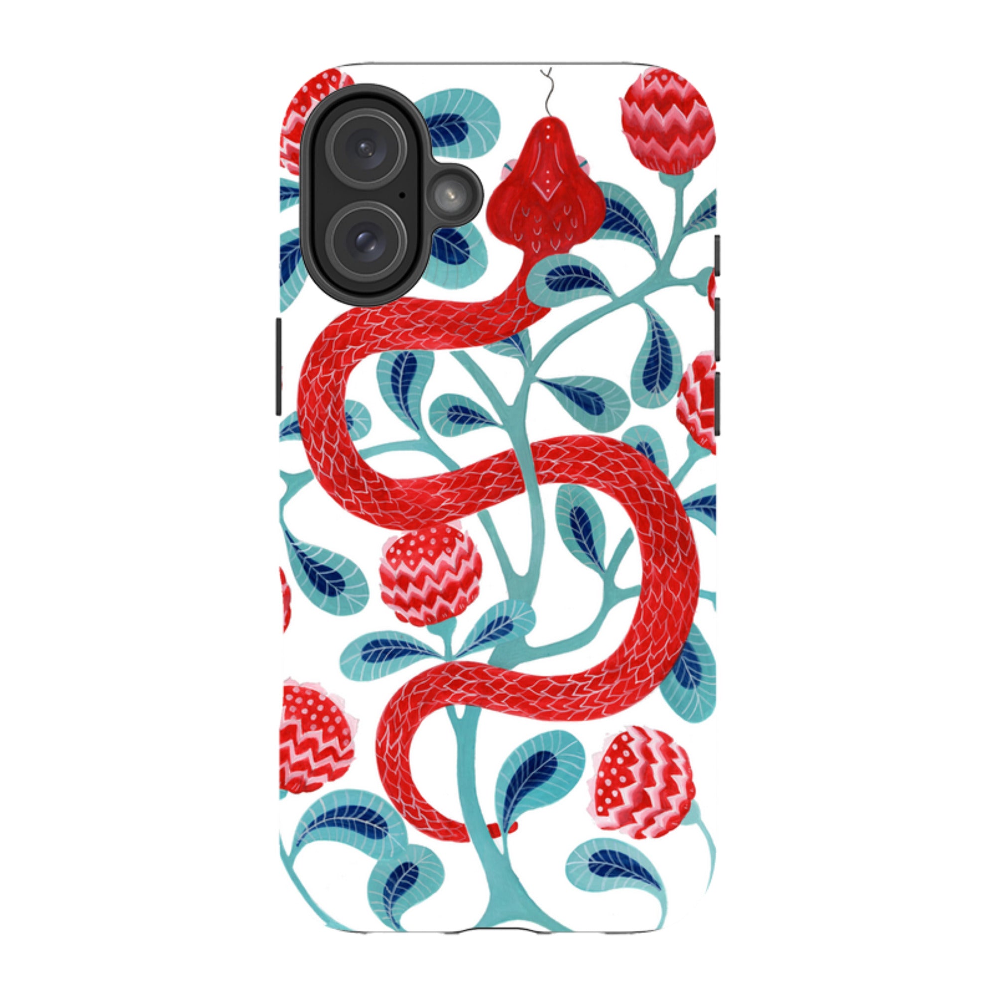 iPhone Tough Case - Redsnake By Bex Parkin