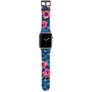 Blue Summer Roses Apple Watch Strap