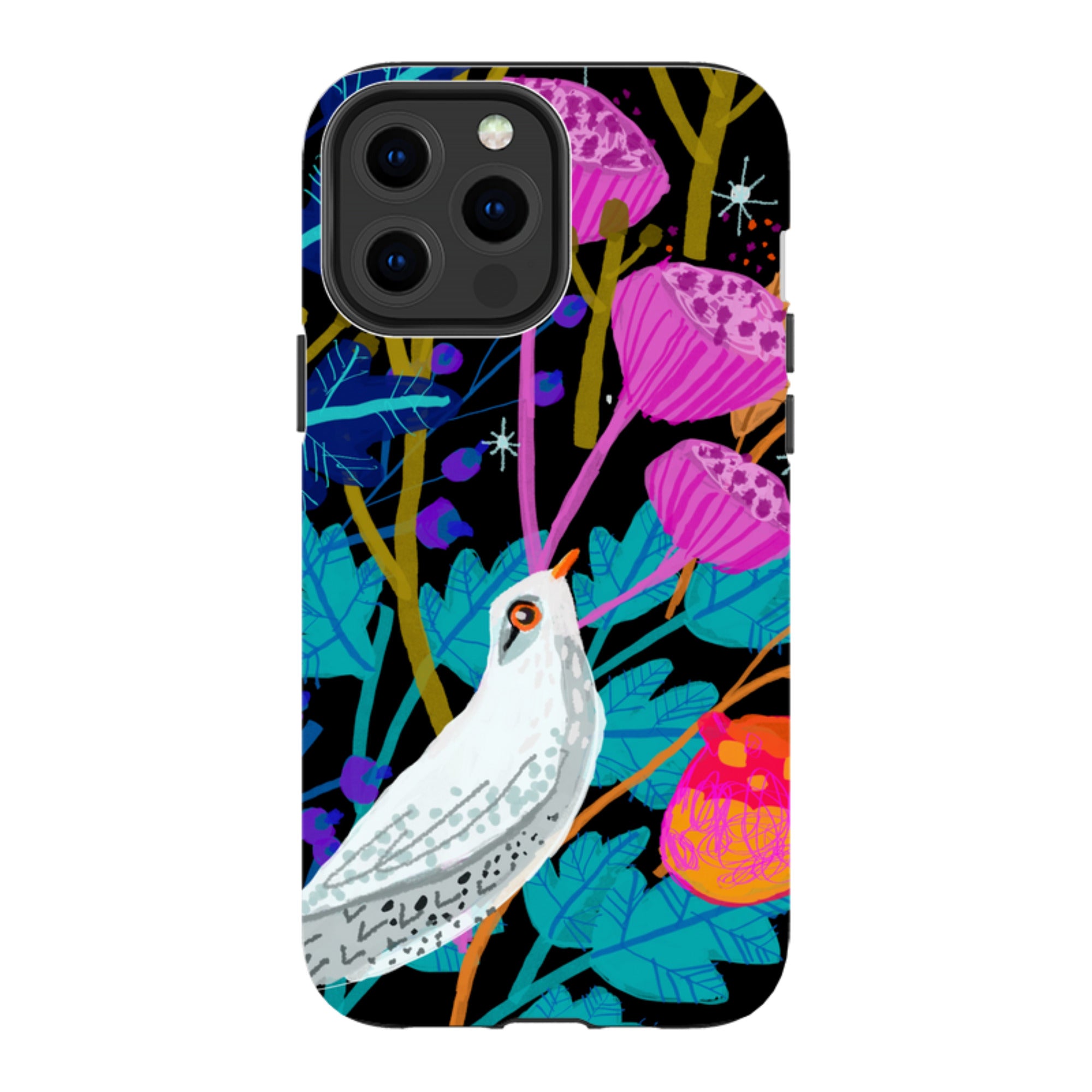 iPhone Tough Case - White Bird By Claire West