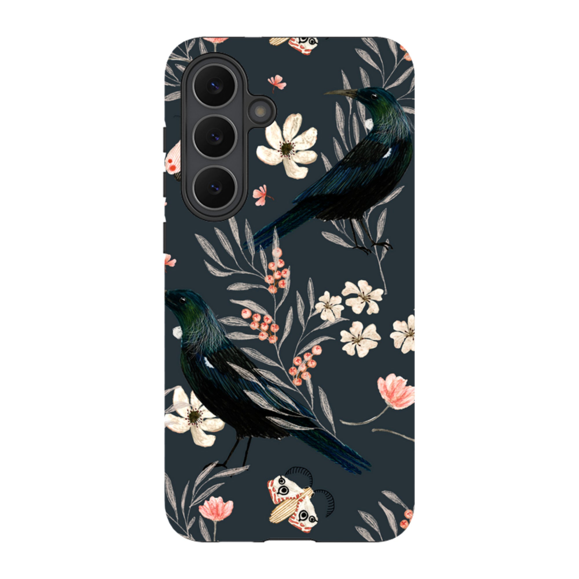 Samsung Tough Case - Moths And Tuis By Katherine Quinn