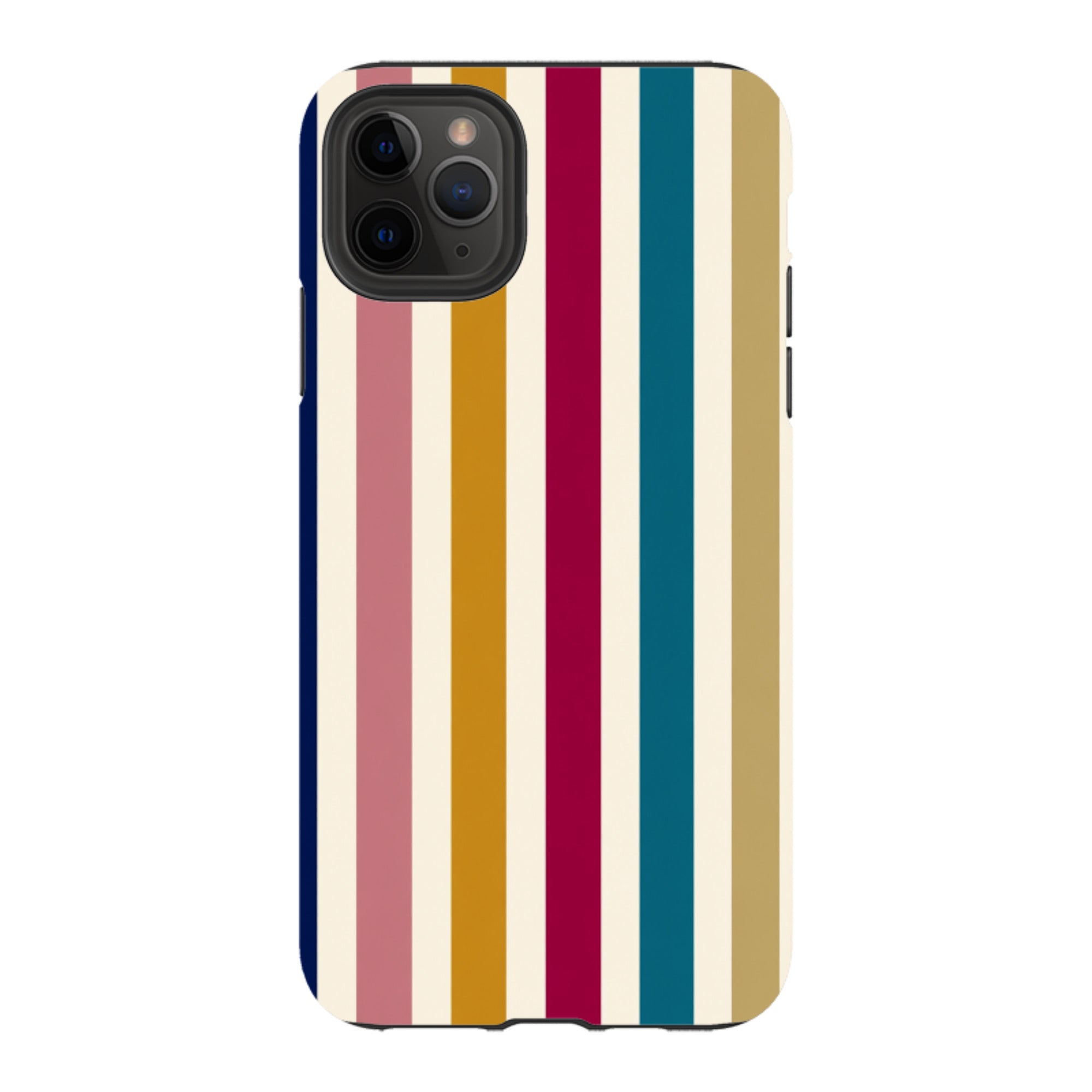 iPhone Tough Case - Mustard Gold Stripe