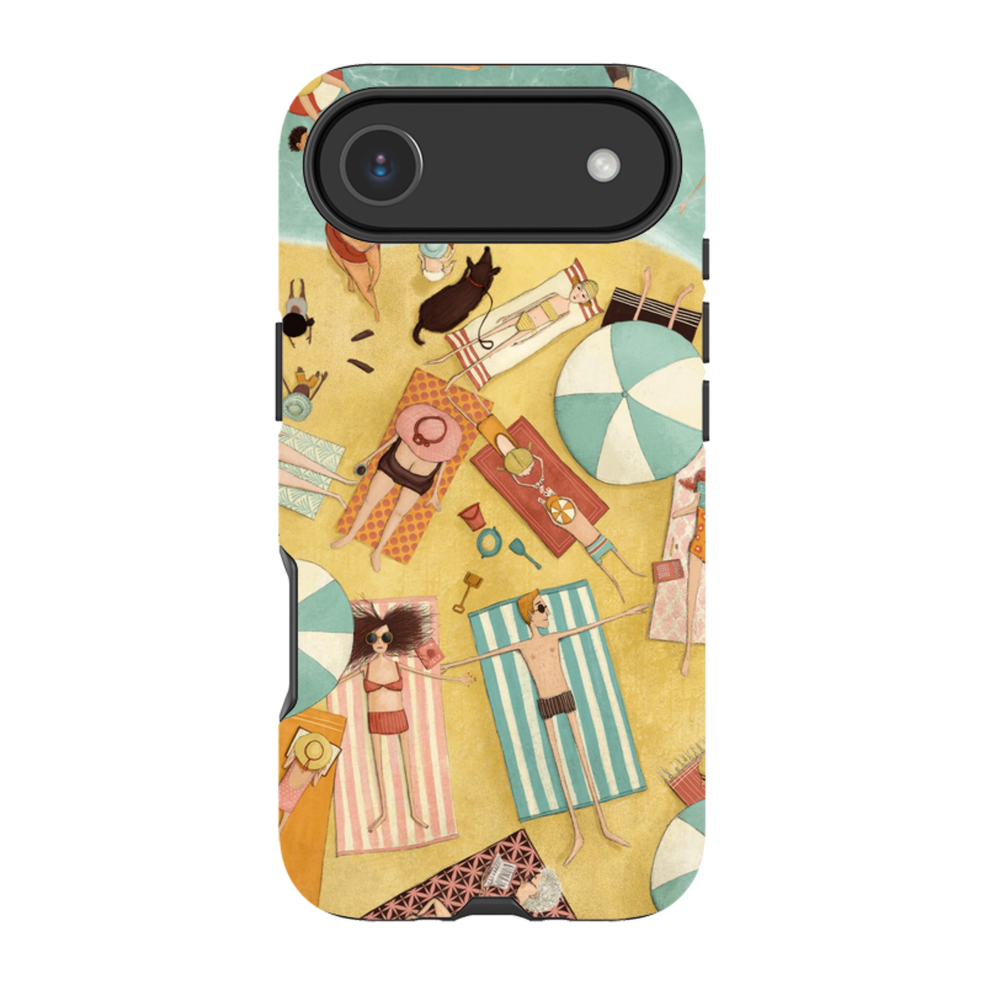 iPhone Tough Case - Beach Day By Maja Lindberg