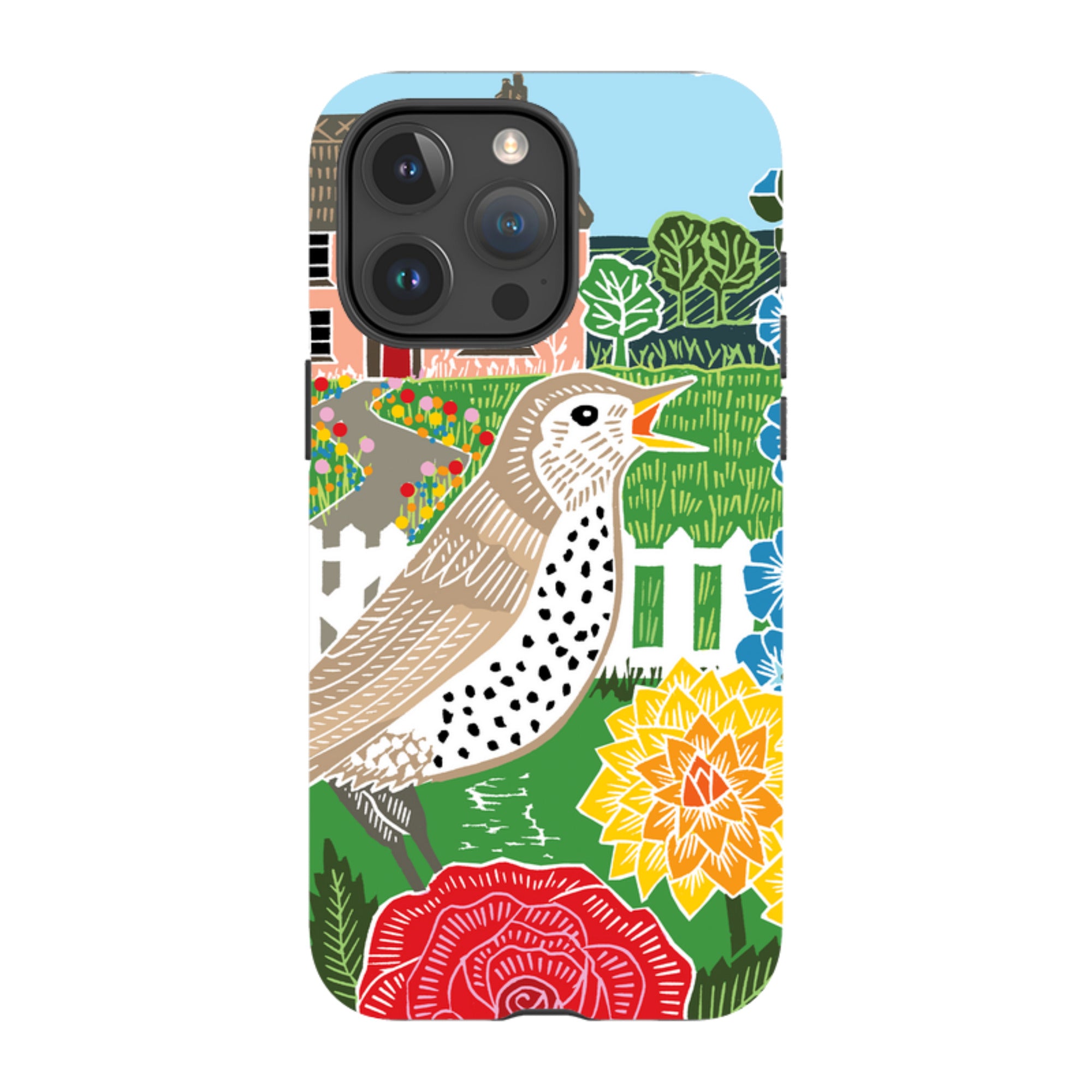 iPhone Tough Case - Cottage Garden By Kate Heiss