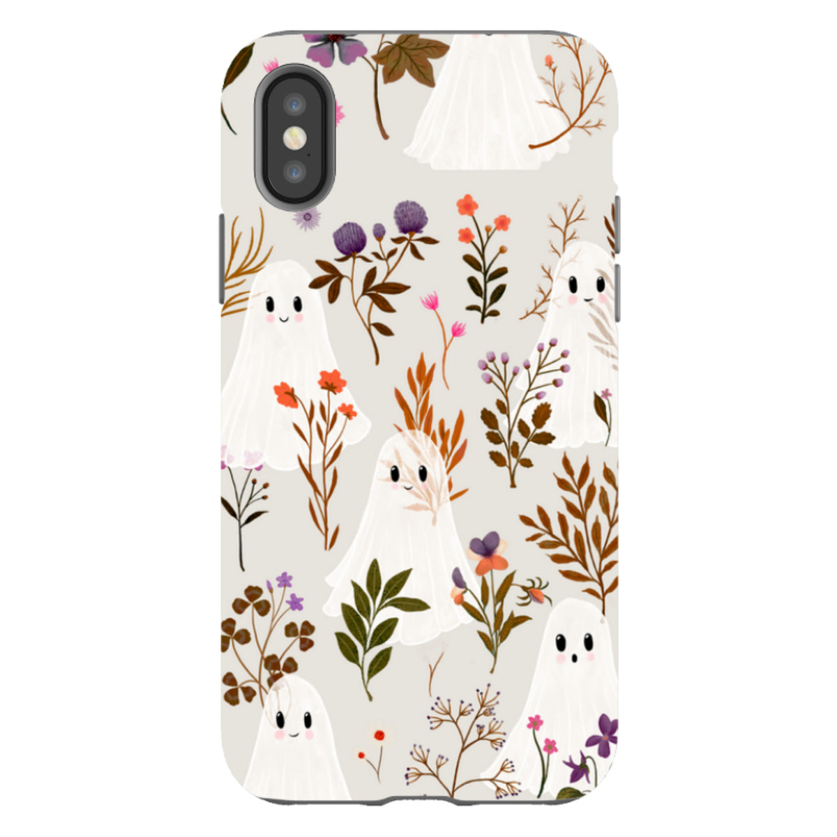 iPhone Tough Case - Ghost in the Garden - Stone By Katherine Quinn