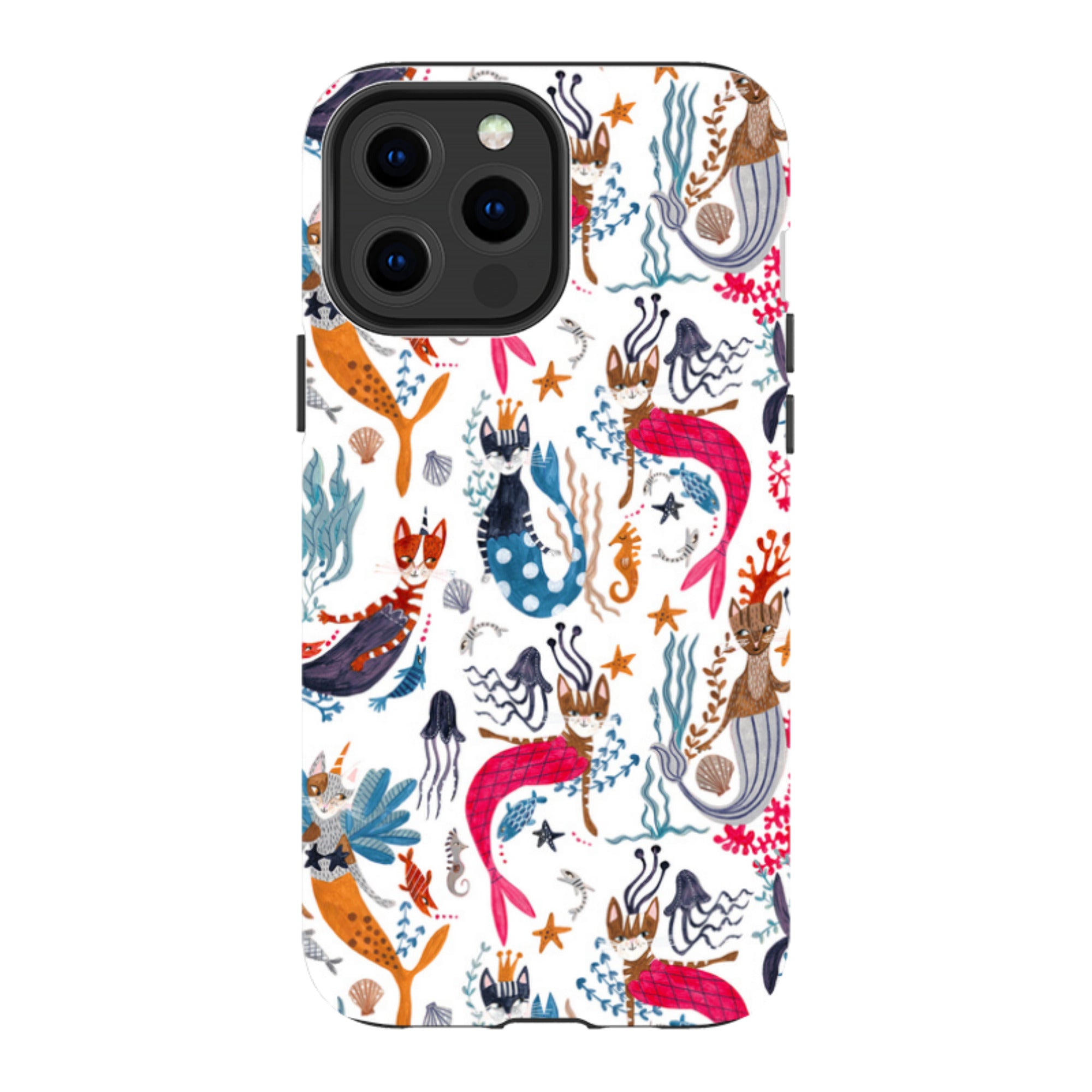 iPhone MagSafe Tough Case -  Cat-Fish By Caroline Bonne Muller