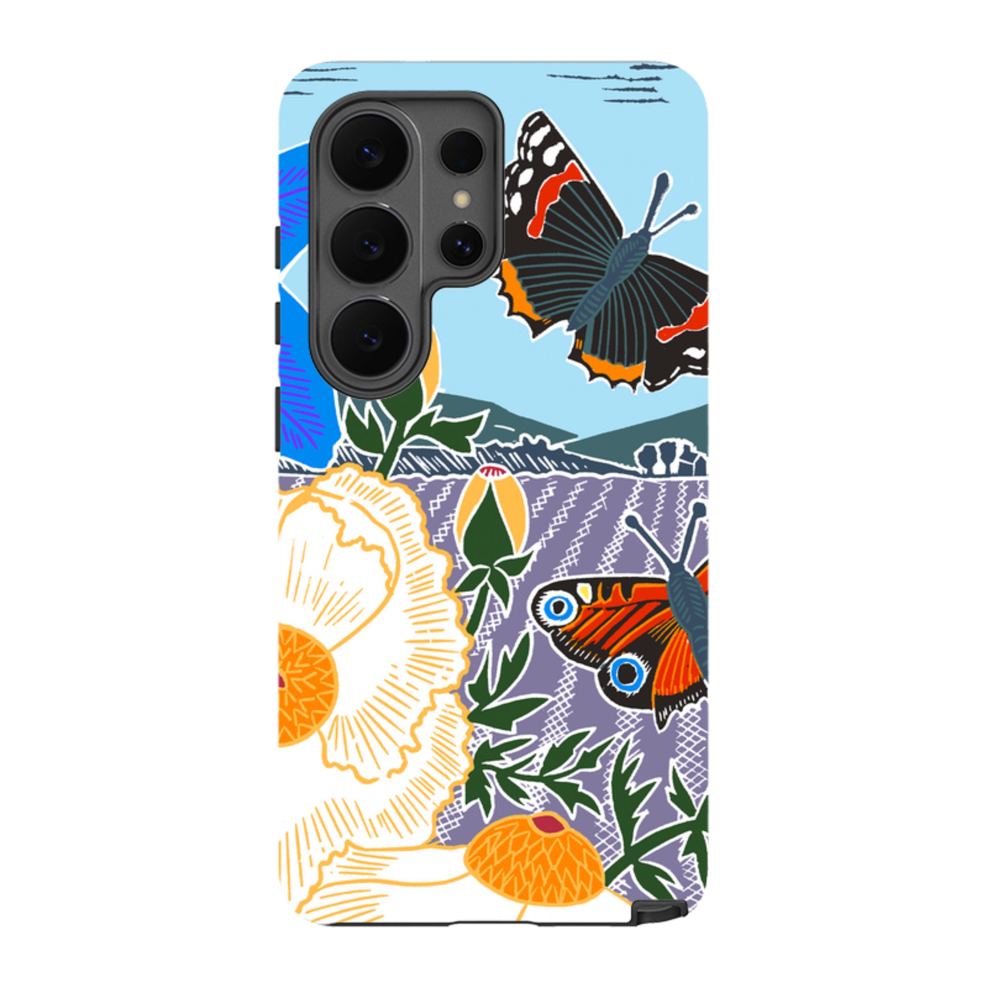 Samsung Tough Case - Bold Butterflies By Kate Heiss