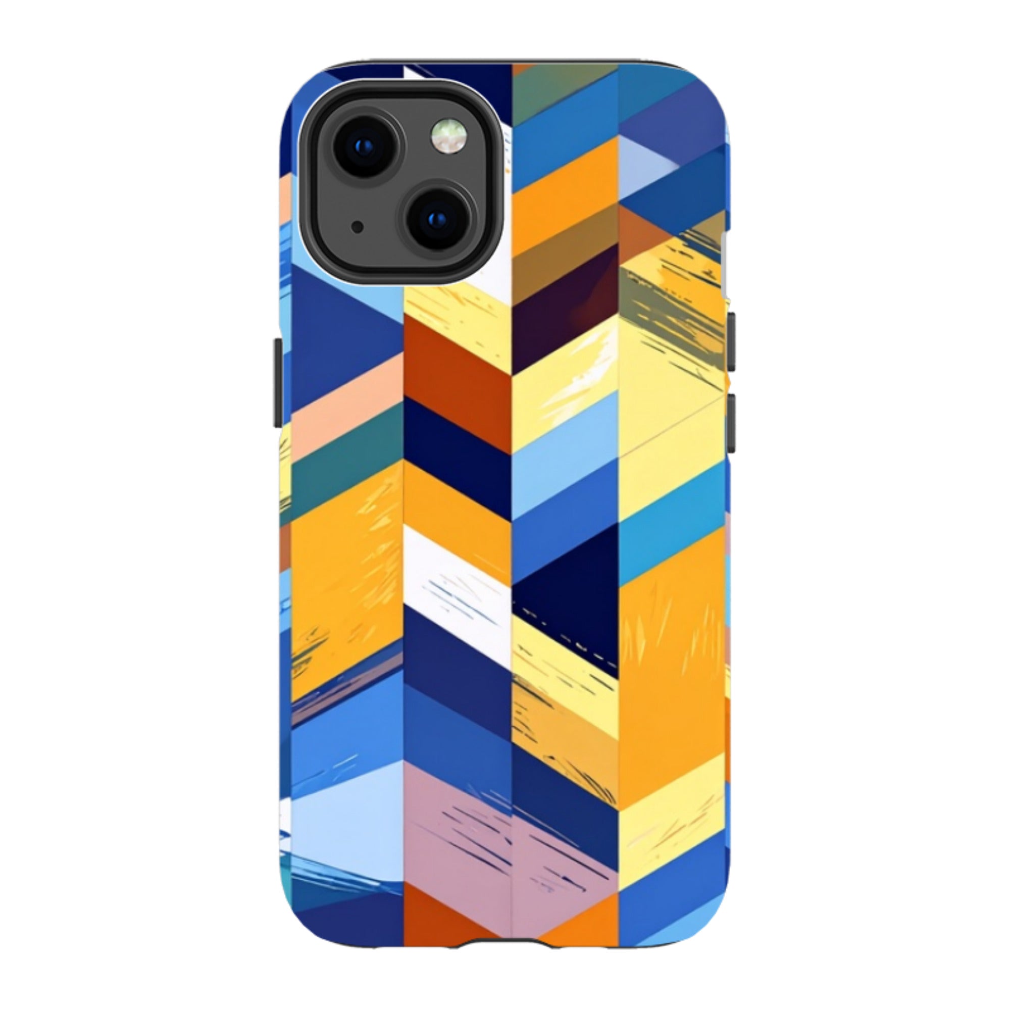 iPhone Tough Case - Technicolor Stripes