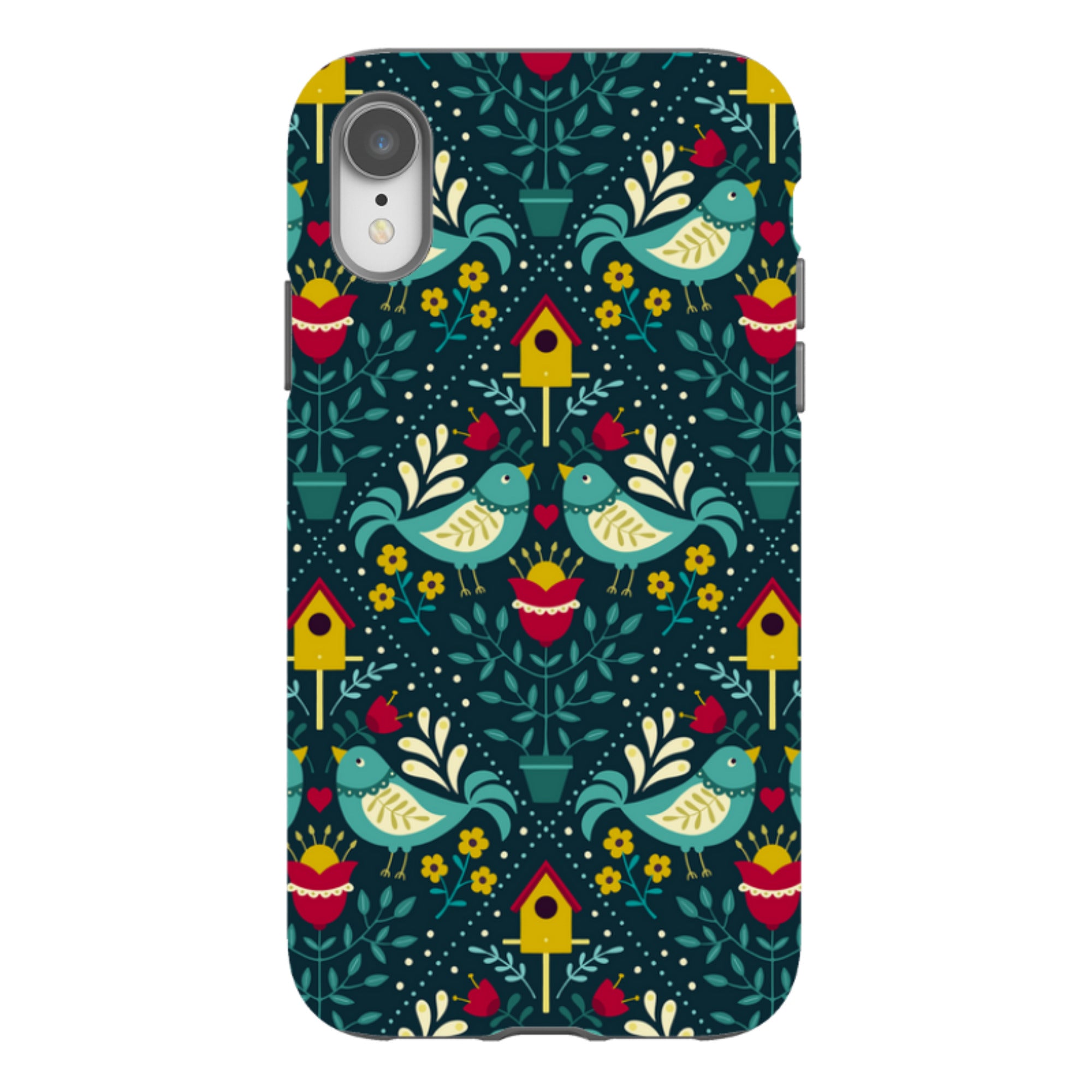 iPhone Tough Case - Bird Pattern VIII By Suzy Taylor