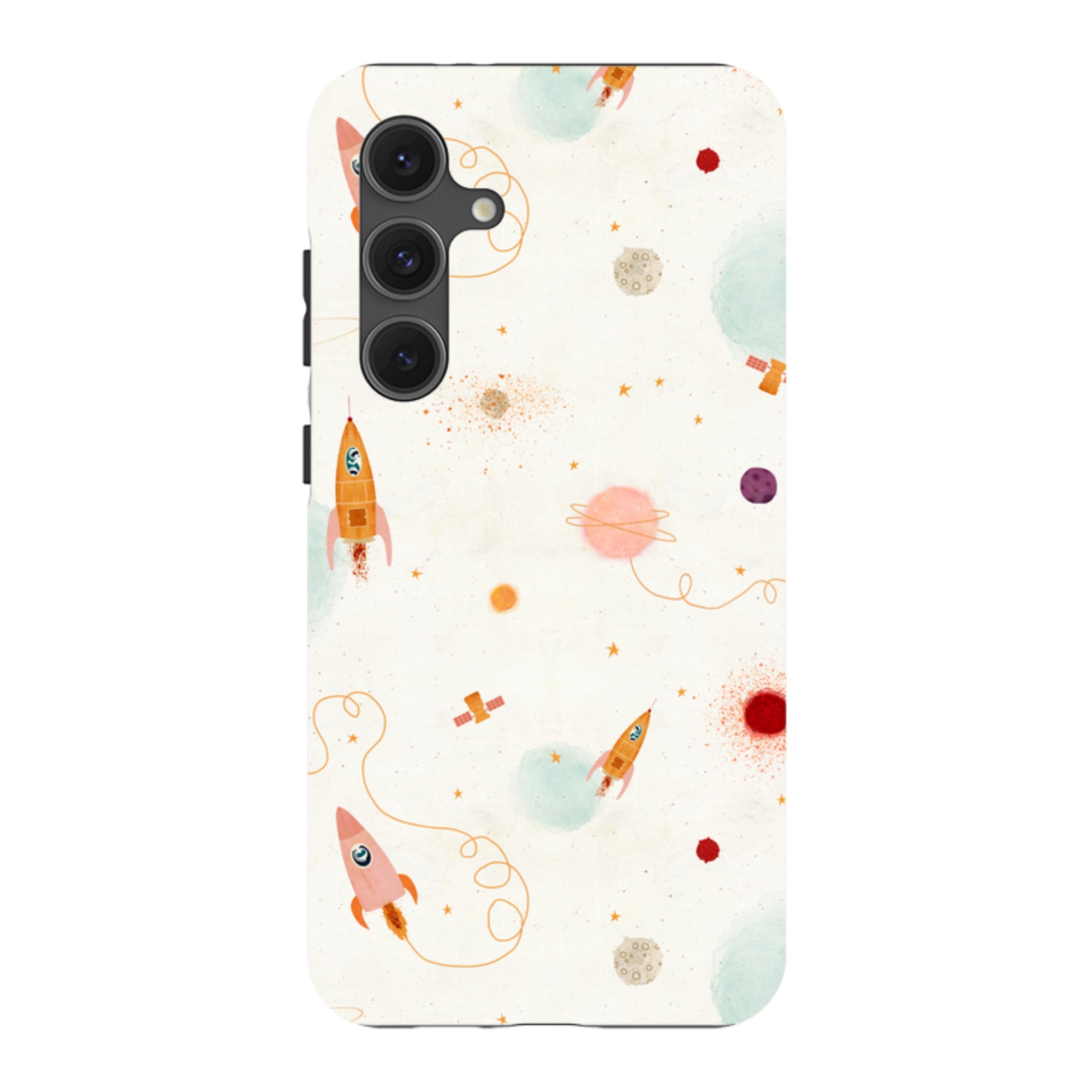 Samsung Tough Case - Rockets Cream By Katherine Quinn