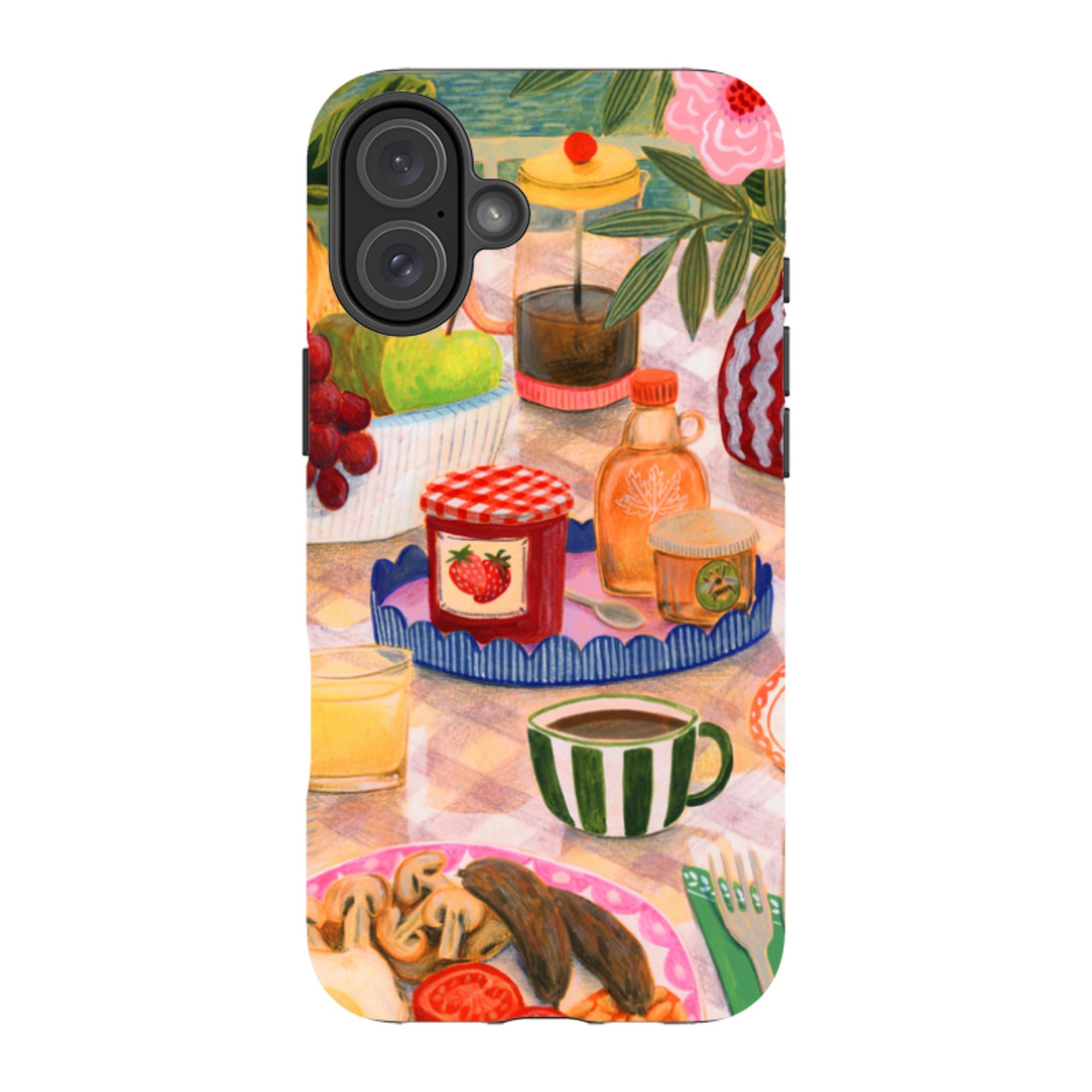 iPhone Tough Case - Holiday Breakfast By Lee Foster Wilson