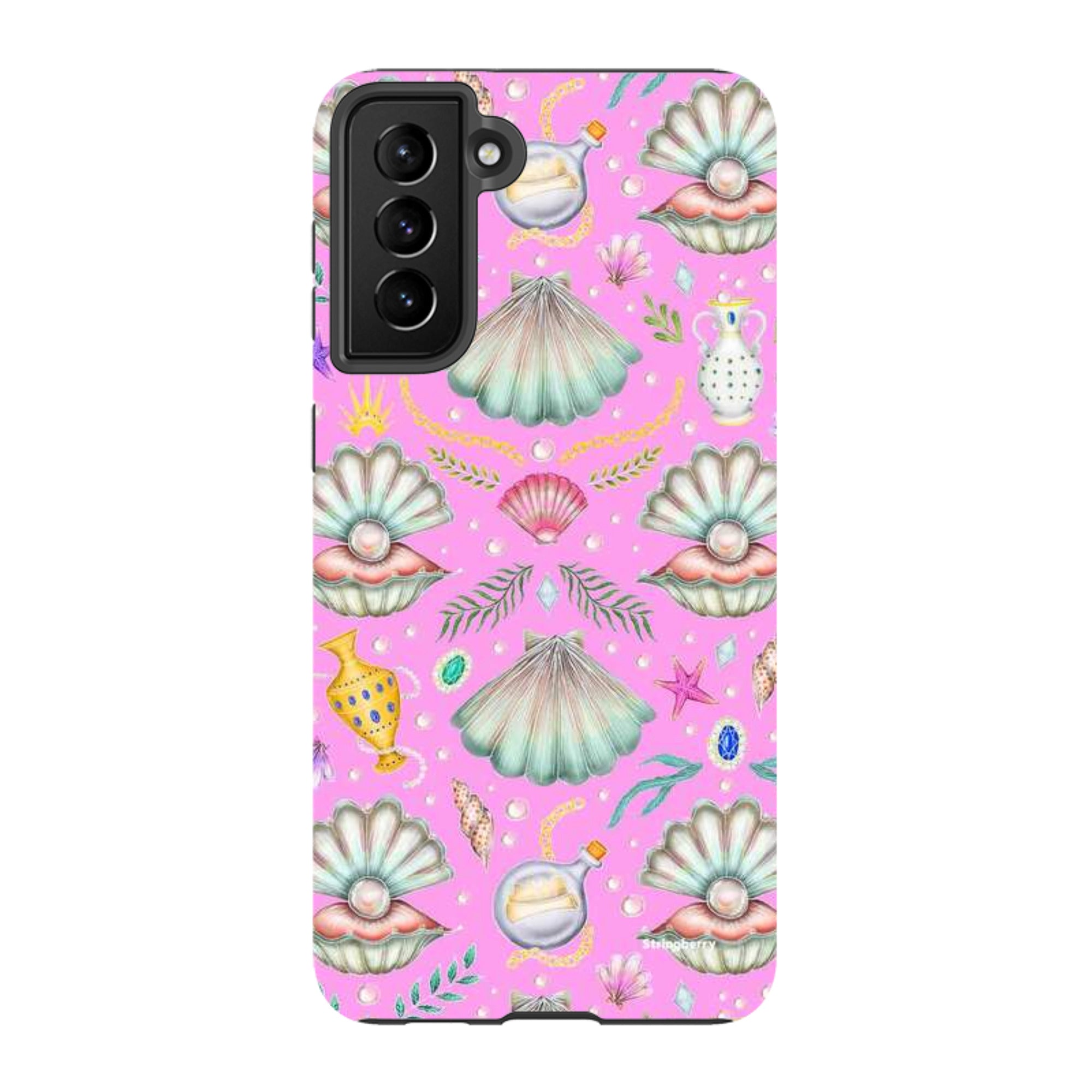 Samsung Tough Case - Pearl's Fantasy Candy Pink By Catherine Rowe