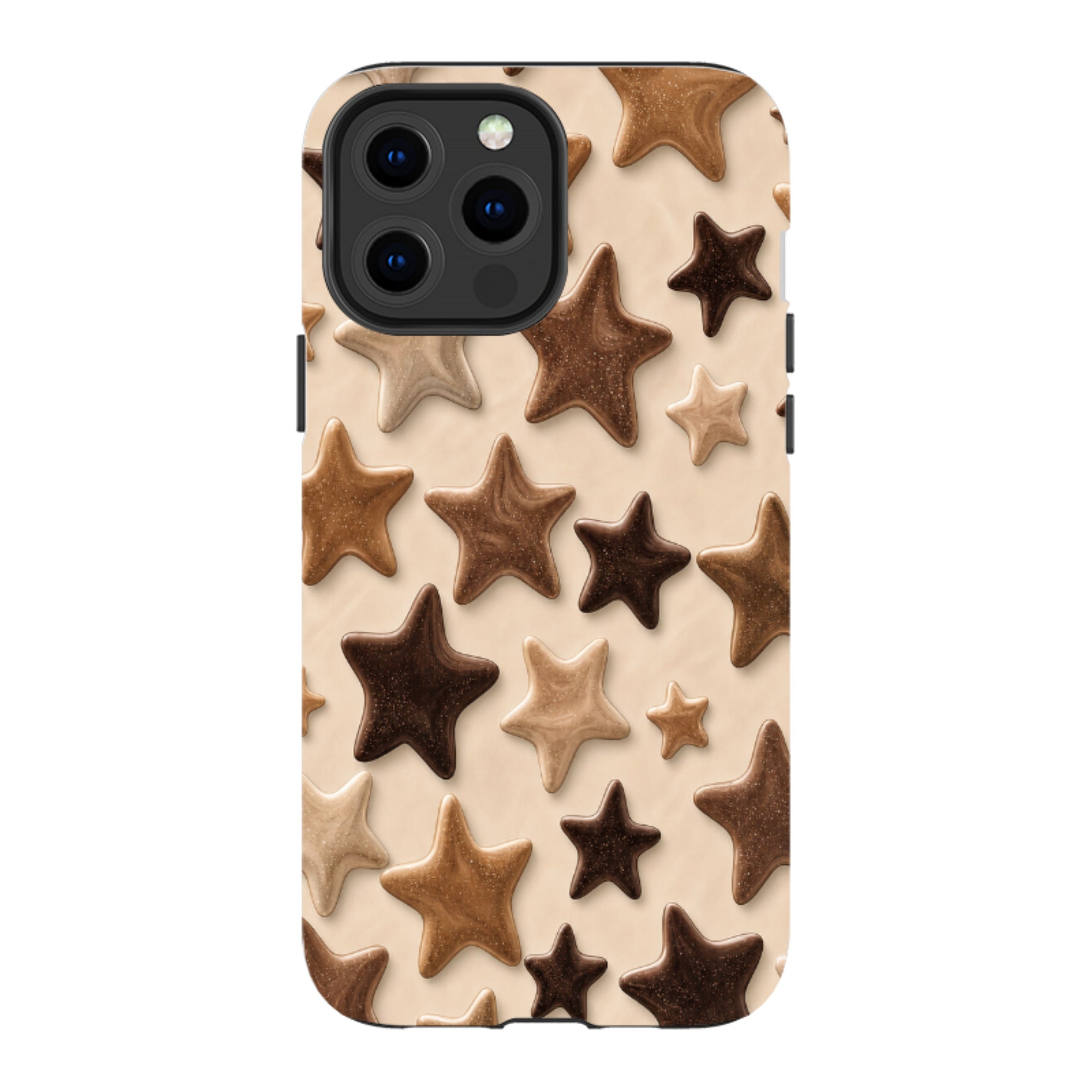 iPhone Tough Case - Brown Star