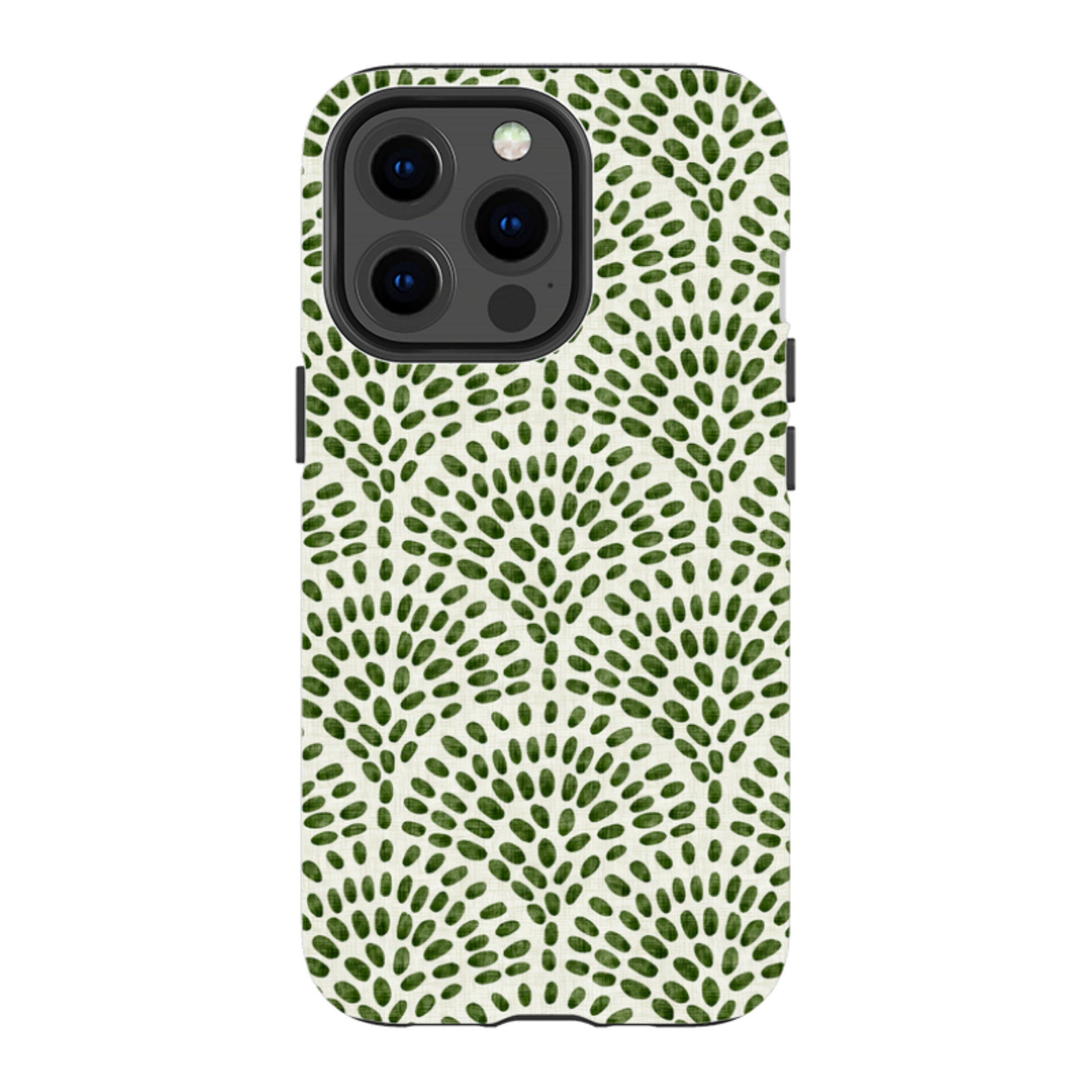 iPhone Tough Case - Scallop - Green By Katherine Quinn
