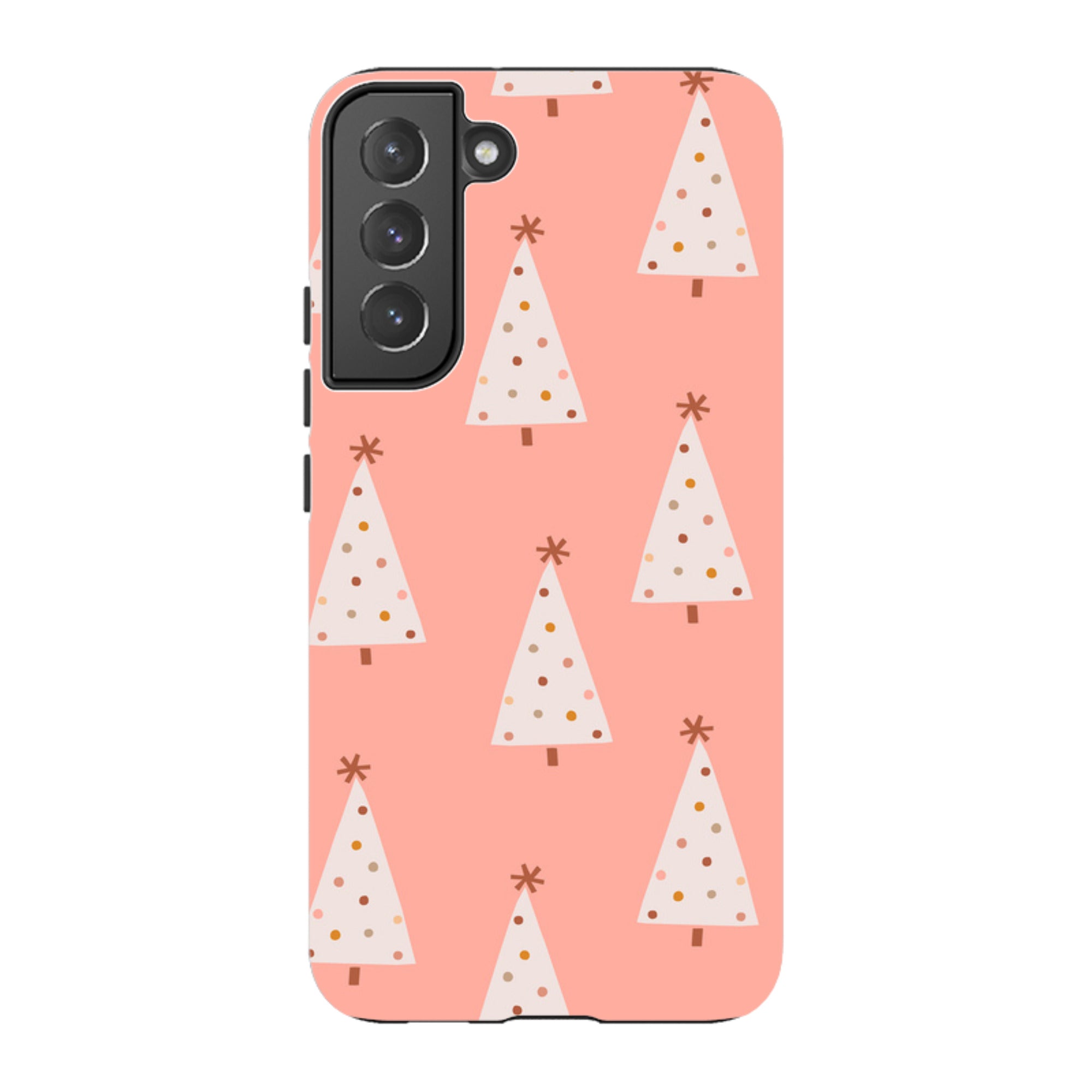 Samsung Tough Case - Pink Xmas Trees