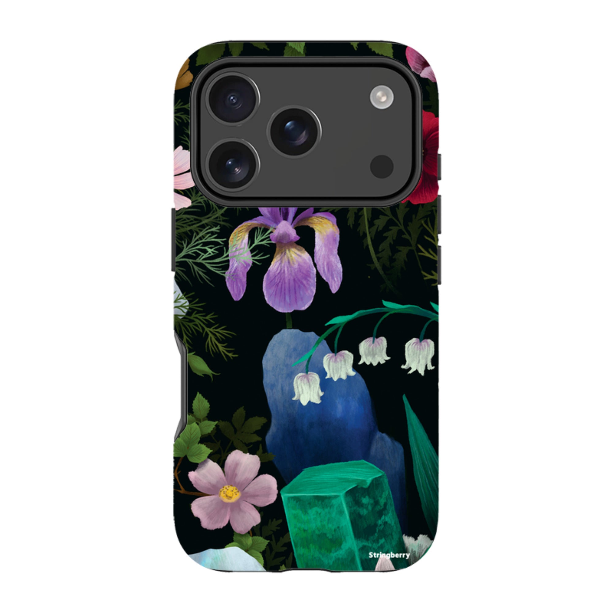 iPhone MagSafe Tough Case - Crystal Flowers II By Anna Stead