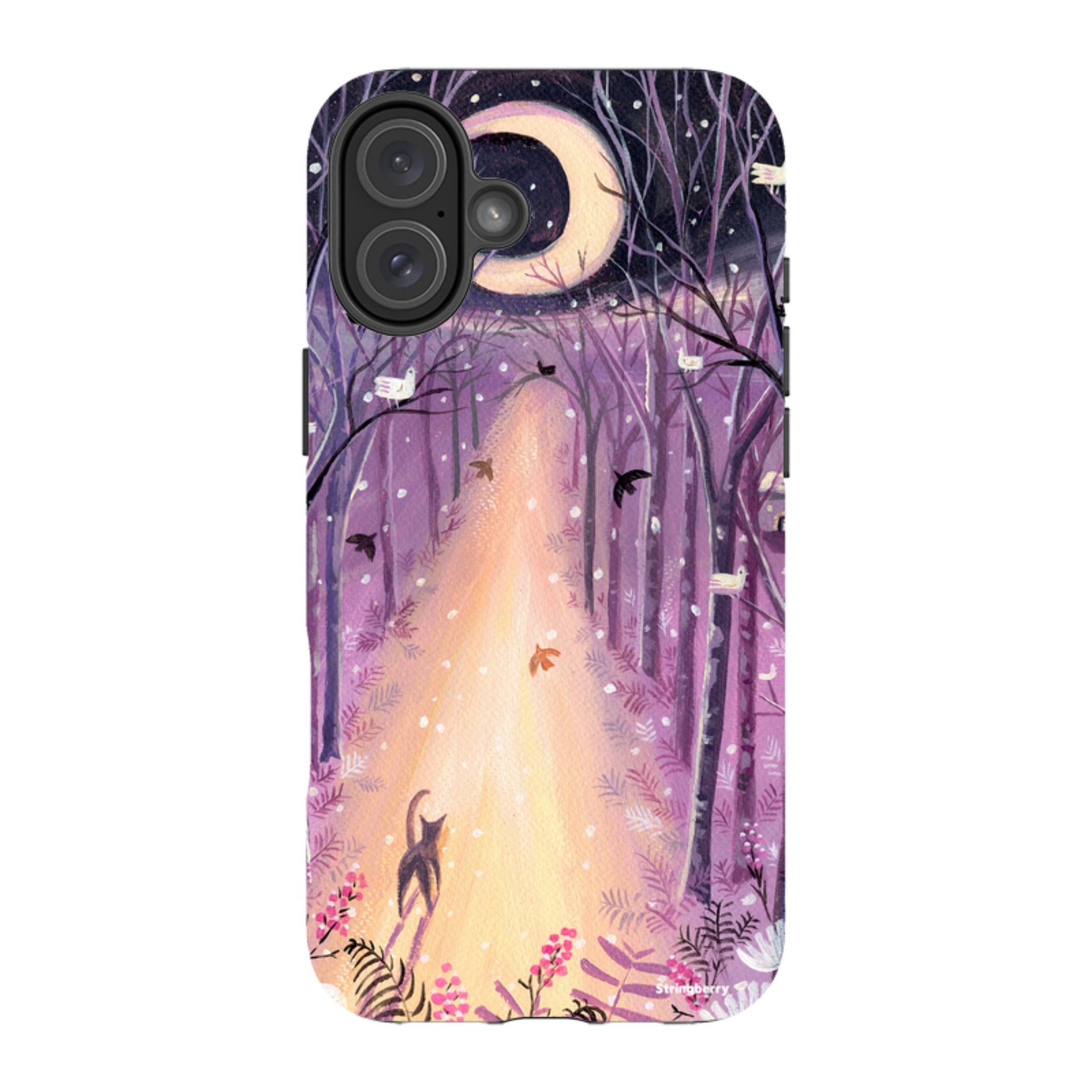 iPhone MagSafe Tough Case - Forest Cat By Mary Stubberfield