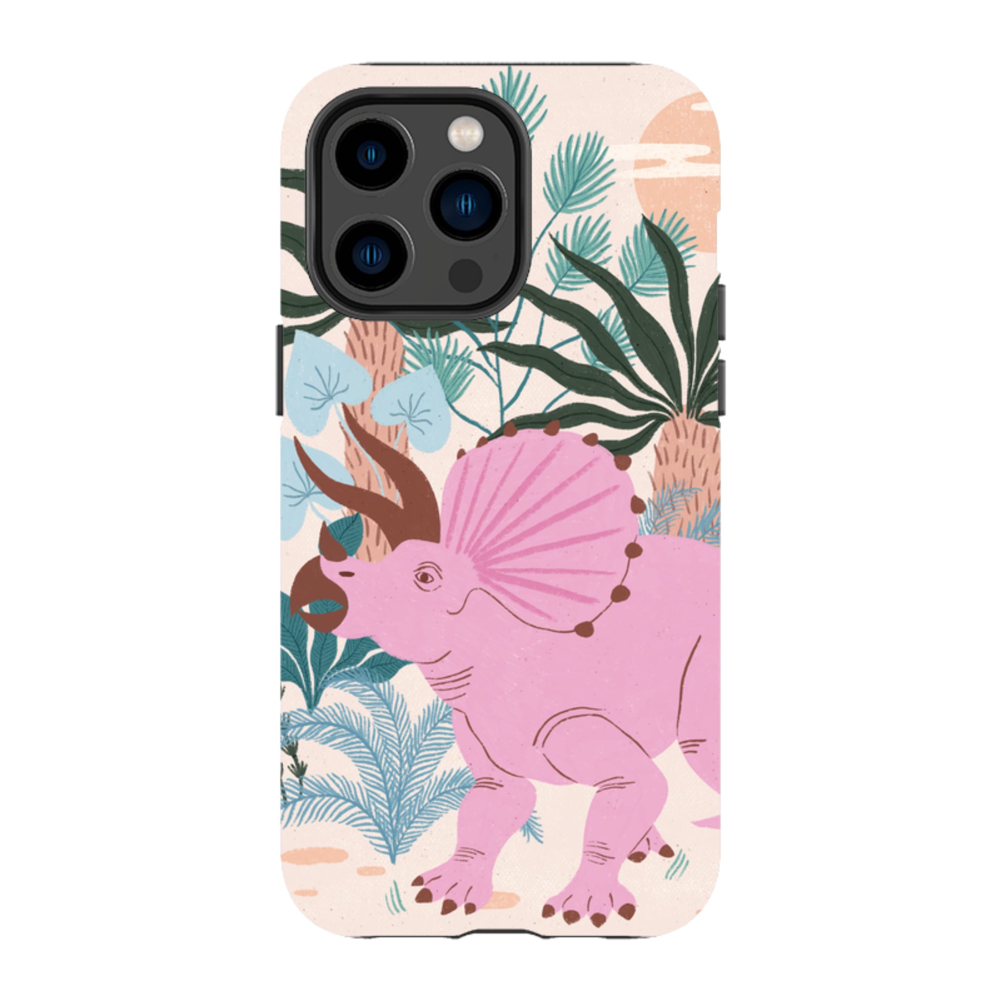 iPhone MagSafe Tough Case - Triceraptops By Meghann Rader