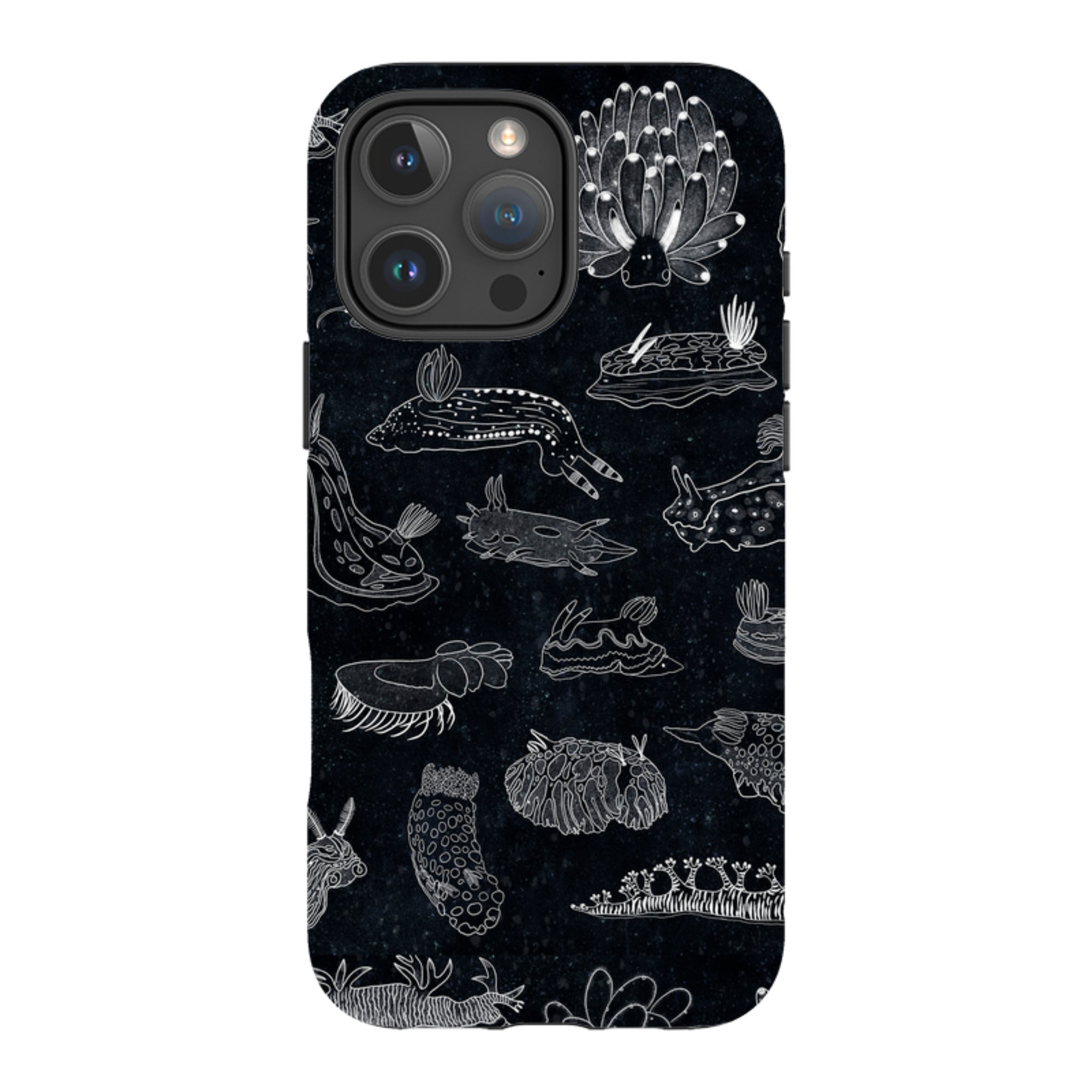 iPhone MagSafe Tough Case - Nudibranch Line Drawing By Katherine Quinn