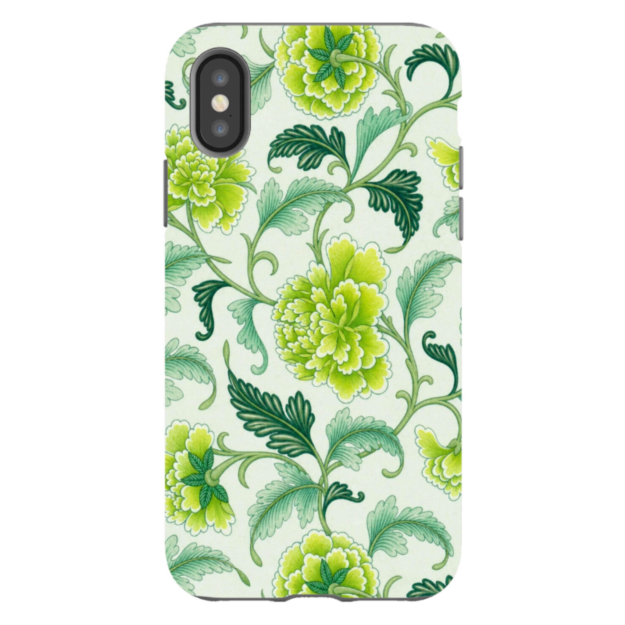 iPhone Tough Case - Sage Green Chinoiserie