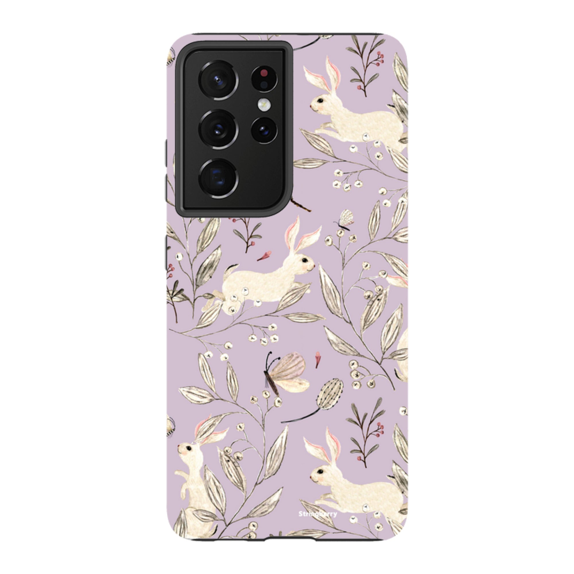 Samsung Tough Case - Bunnies Mauve By Katherine Quinn