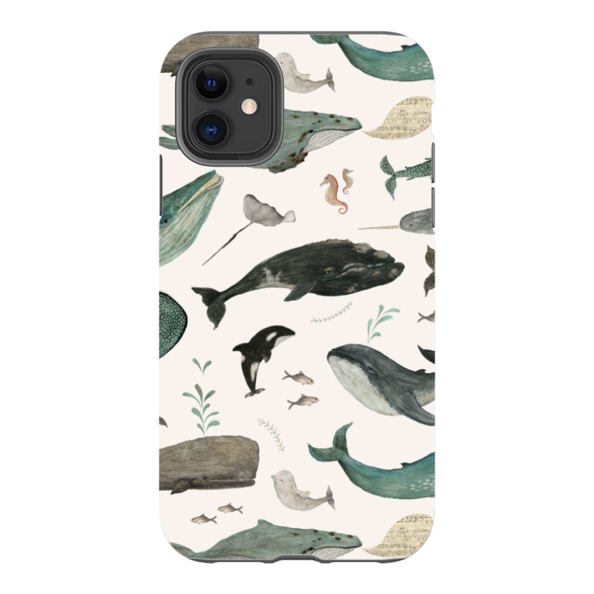 iPhone Tough Case - Whale Song By Katherine Quinn