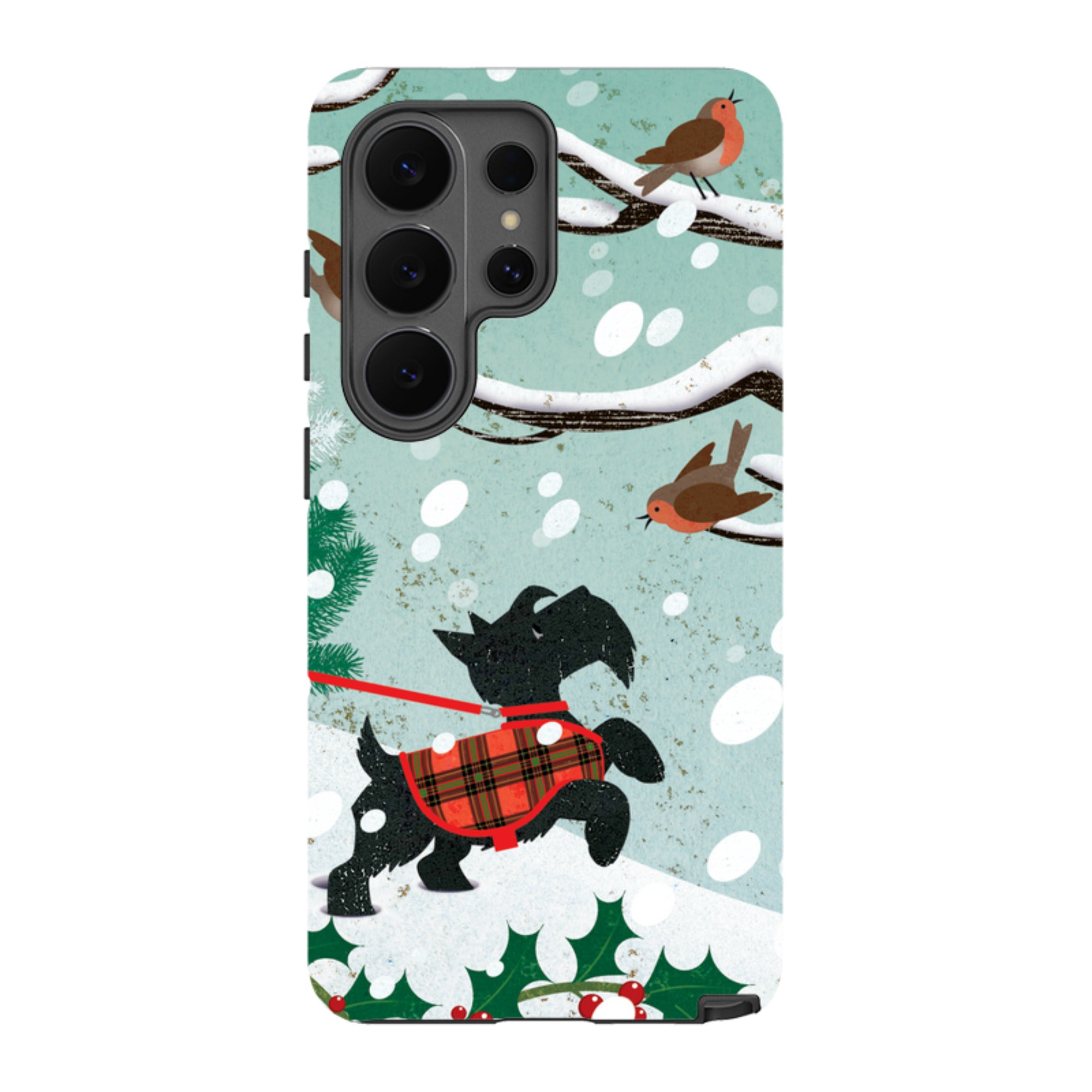 Samsung Tough Case - Scottie in Snow By Liane Payne