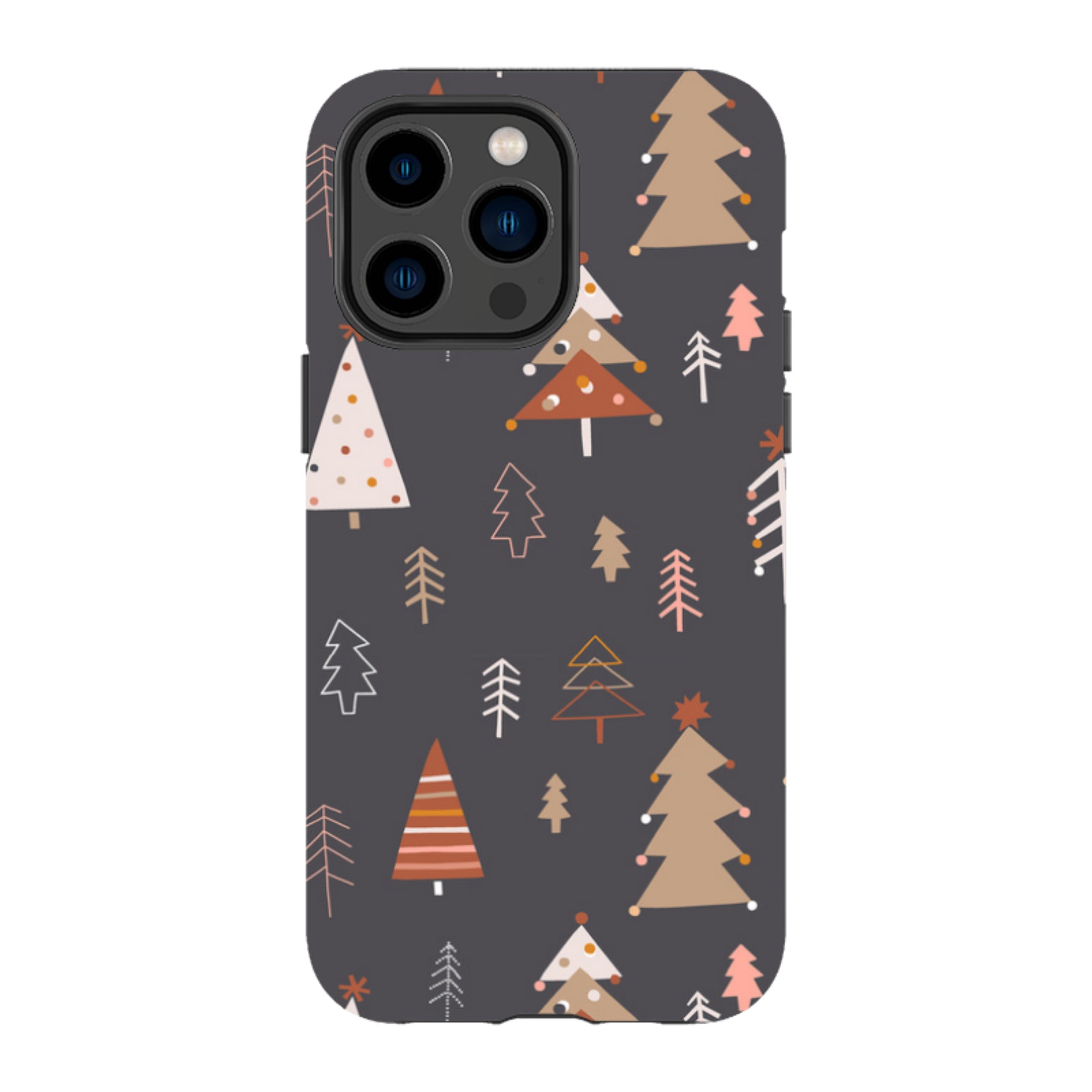 iPhone Tough Case - Dark Xmas Trees