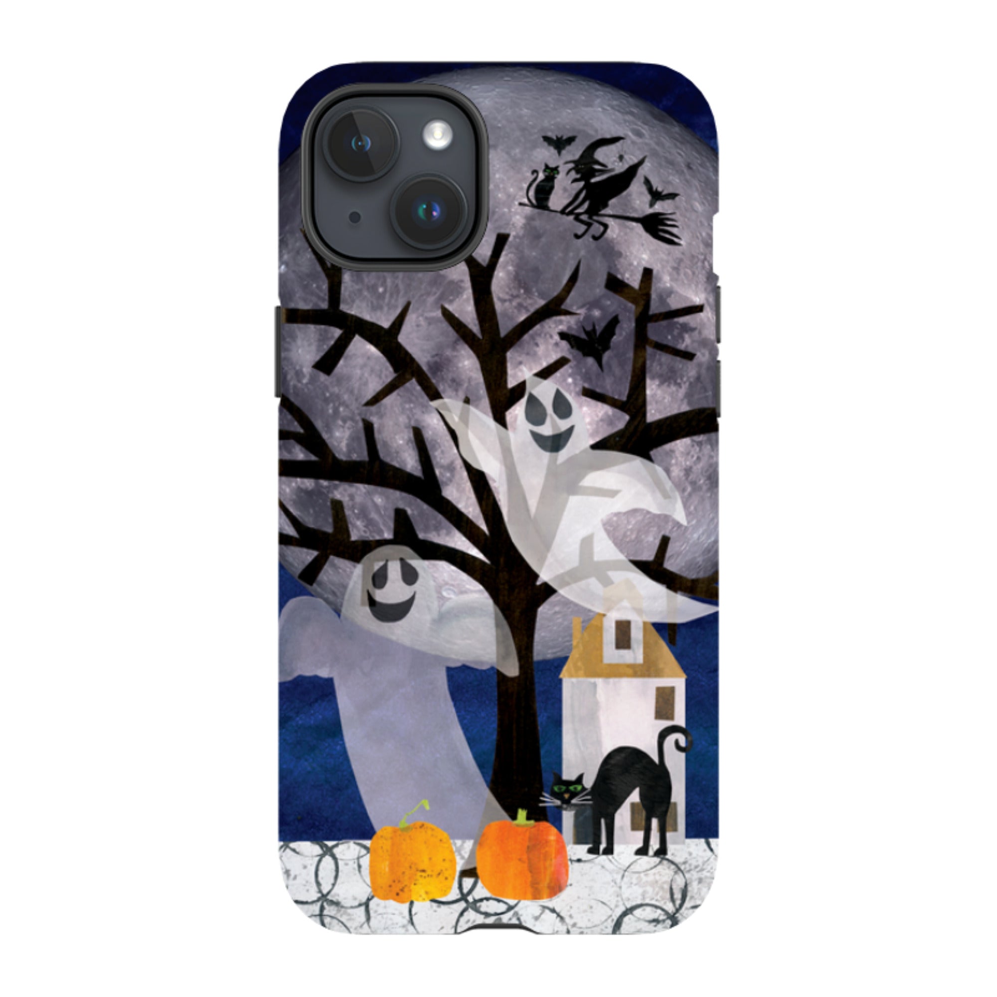 iPhone MagSafe Tough Case - Halloween Moon By Tracey English
