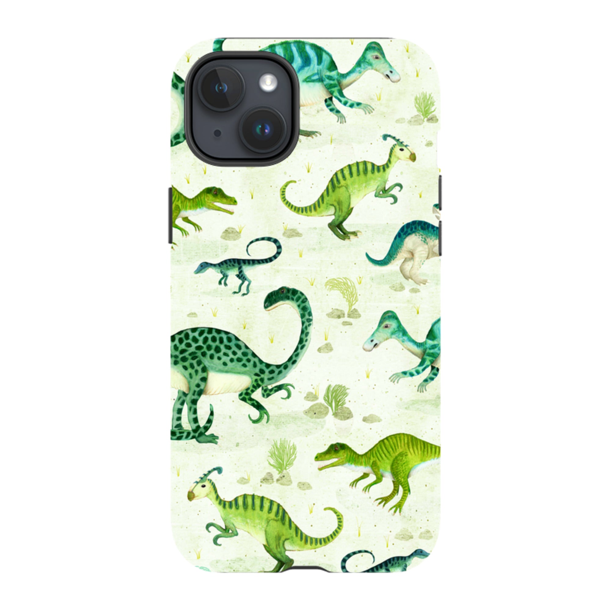 iPhone Tough Case - Dinoland By Katherine Quinn