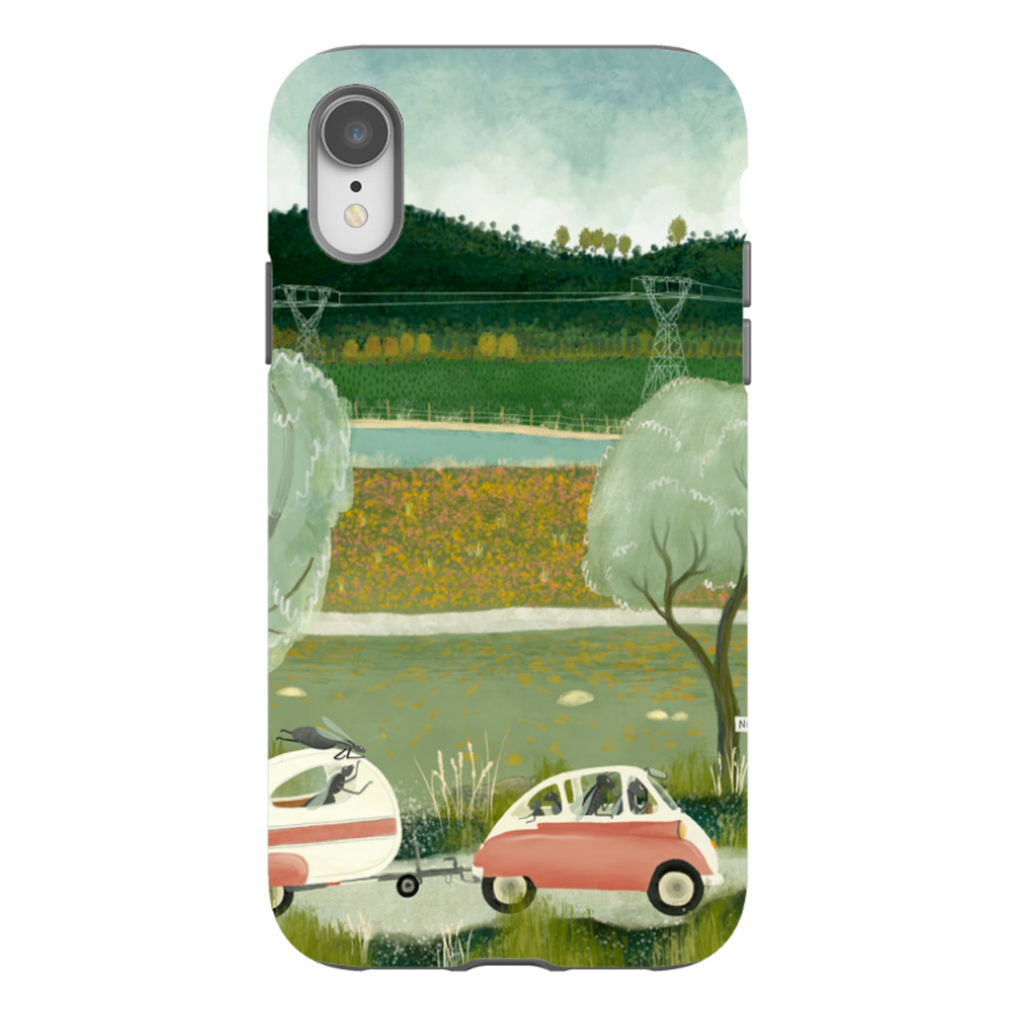 iPhone Tough Case - Happy Holidays-1 By Katherine Quinn