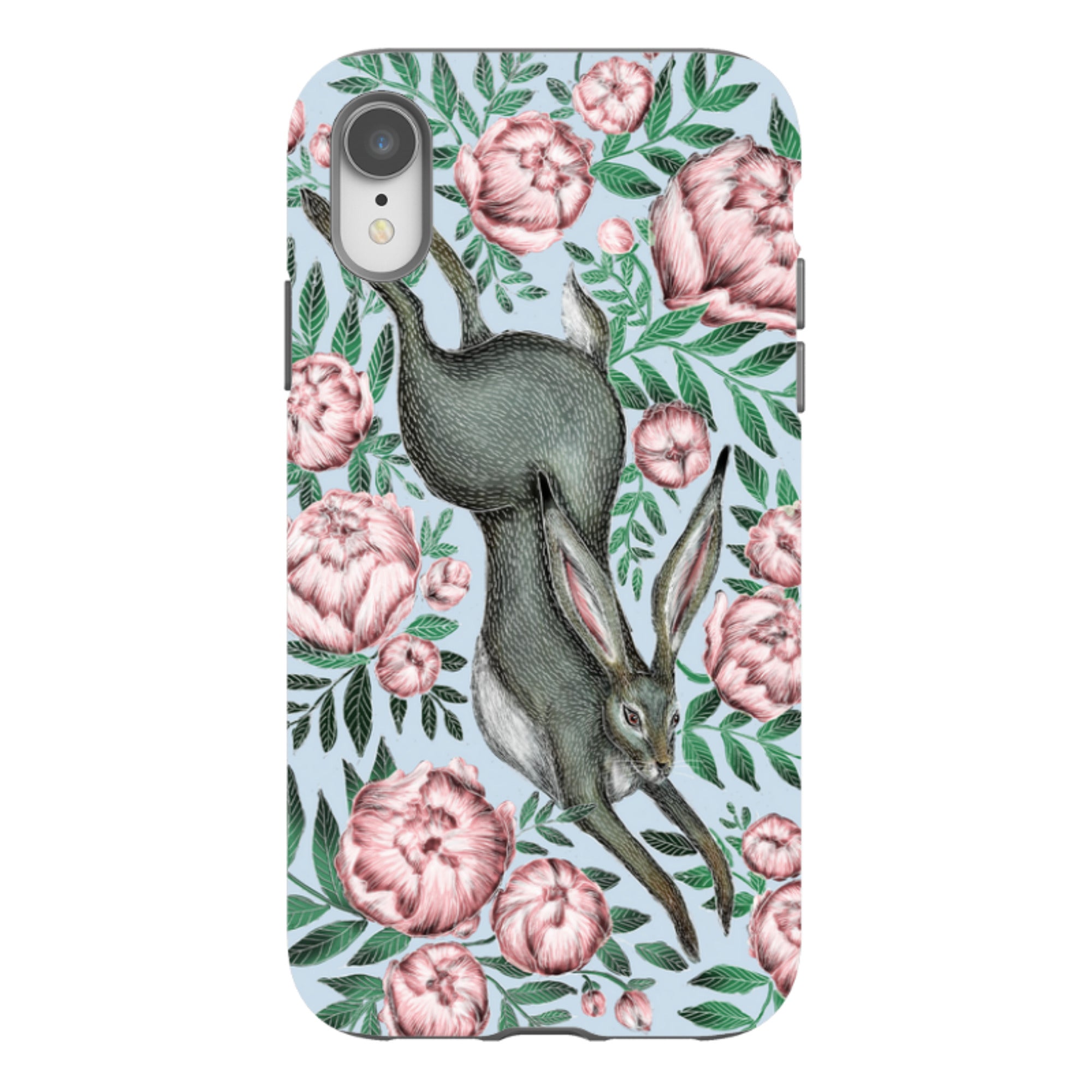 iPhone Tough Case - Hare And Peonies By Catherine Rowe
