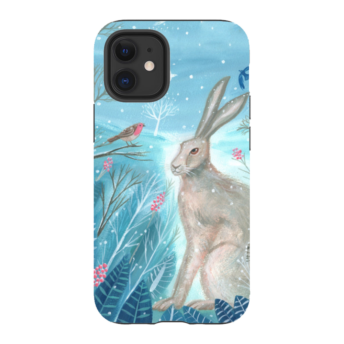 iPhone Tough Case - Winter Hare By Mary Stubberfield