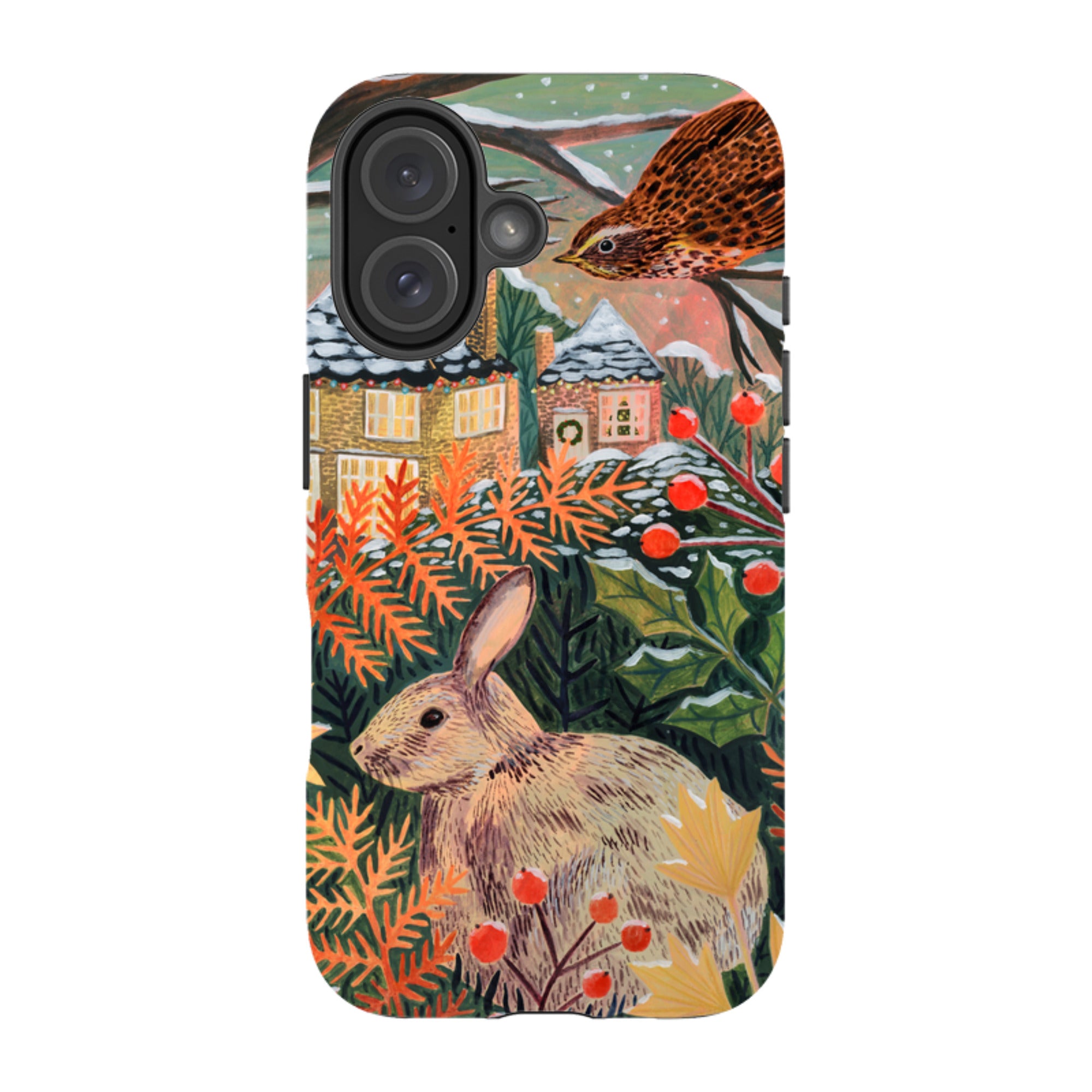 iPhone Tough Case - Rabbit By Lee Foster Wilson