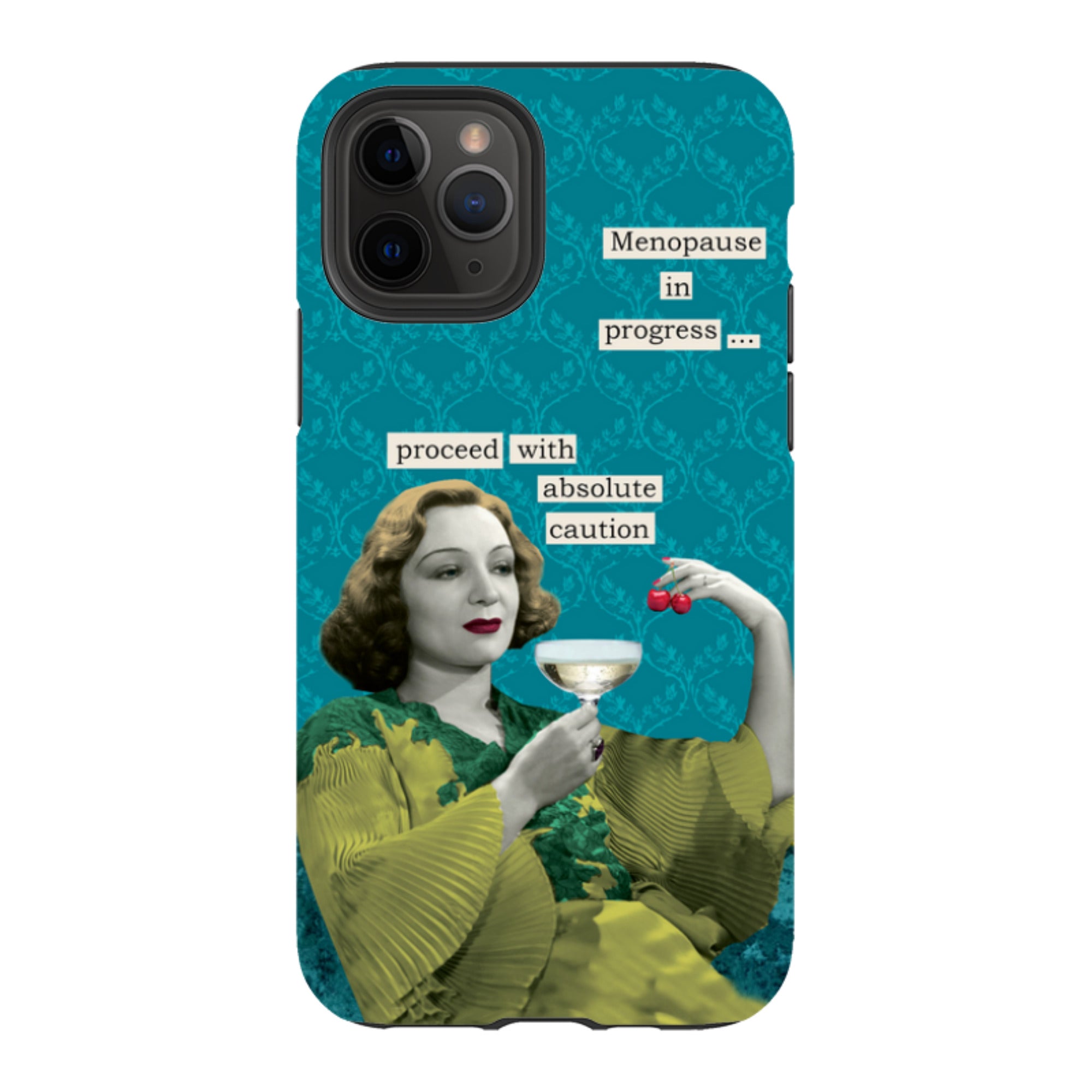 iPhone Tough Case - Menopause In Progress By Clare Jordan
