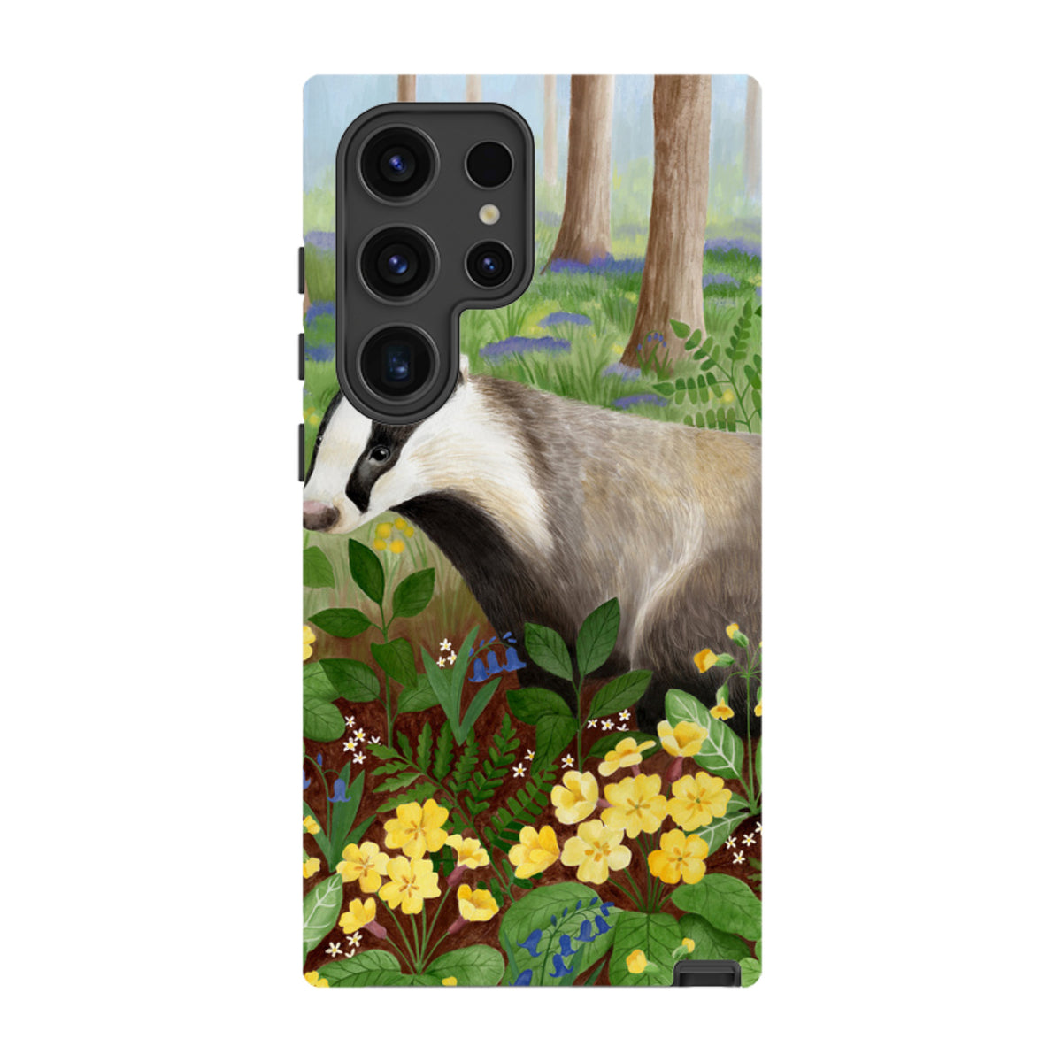 Samsung Tough Case - Bluebell Badger By Bex Parkin