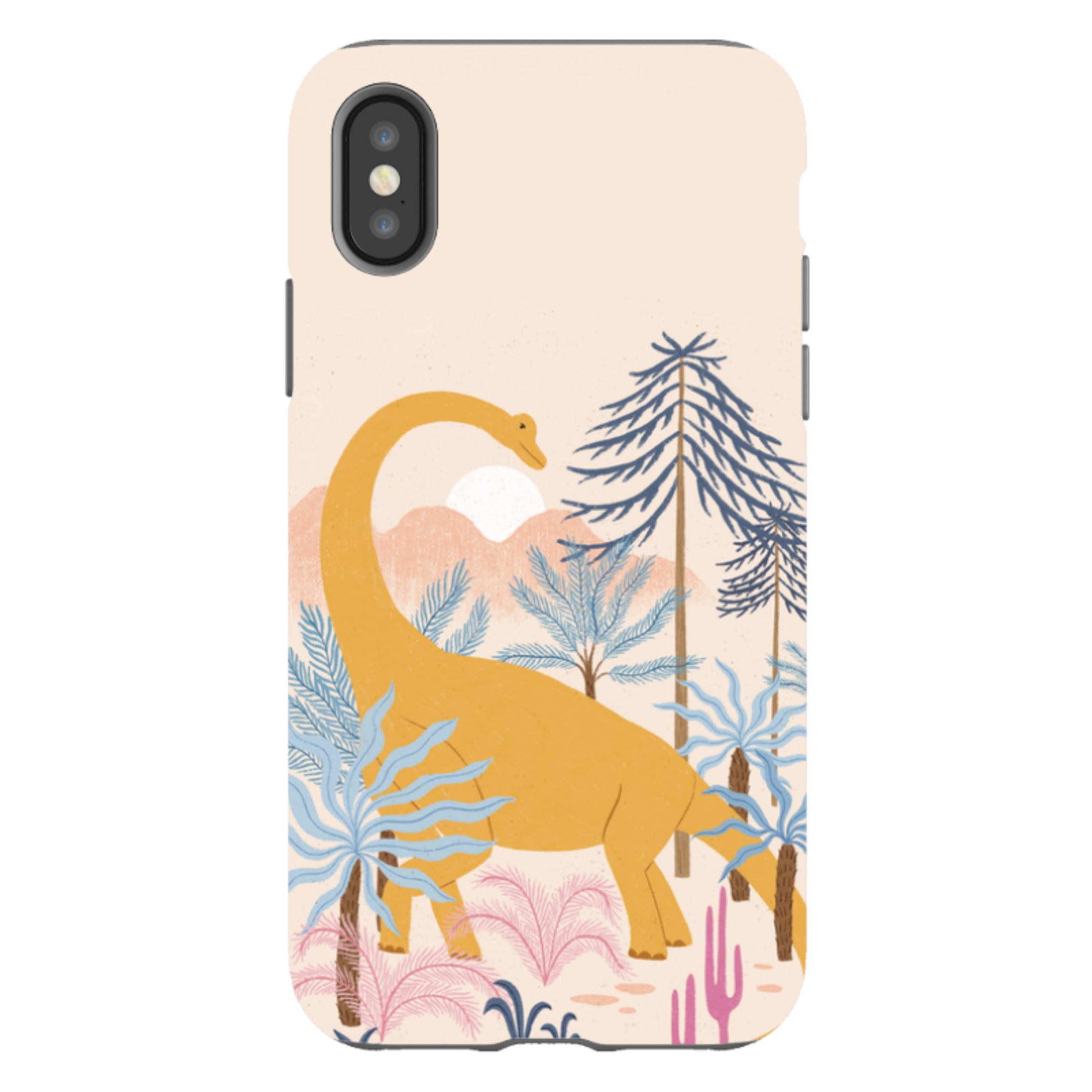 iPhone Tough Case - Brachiosaurus By Meghann Rader