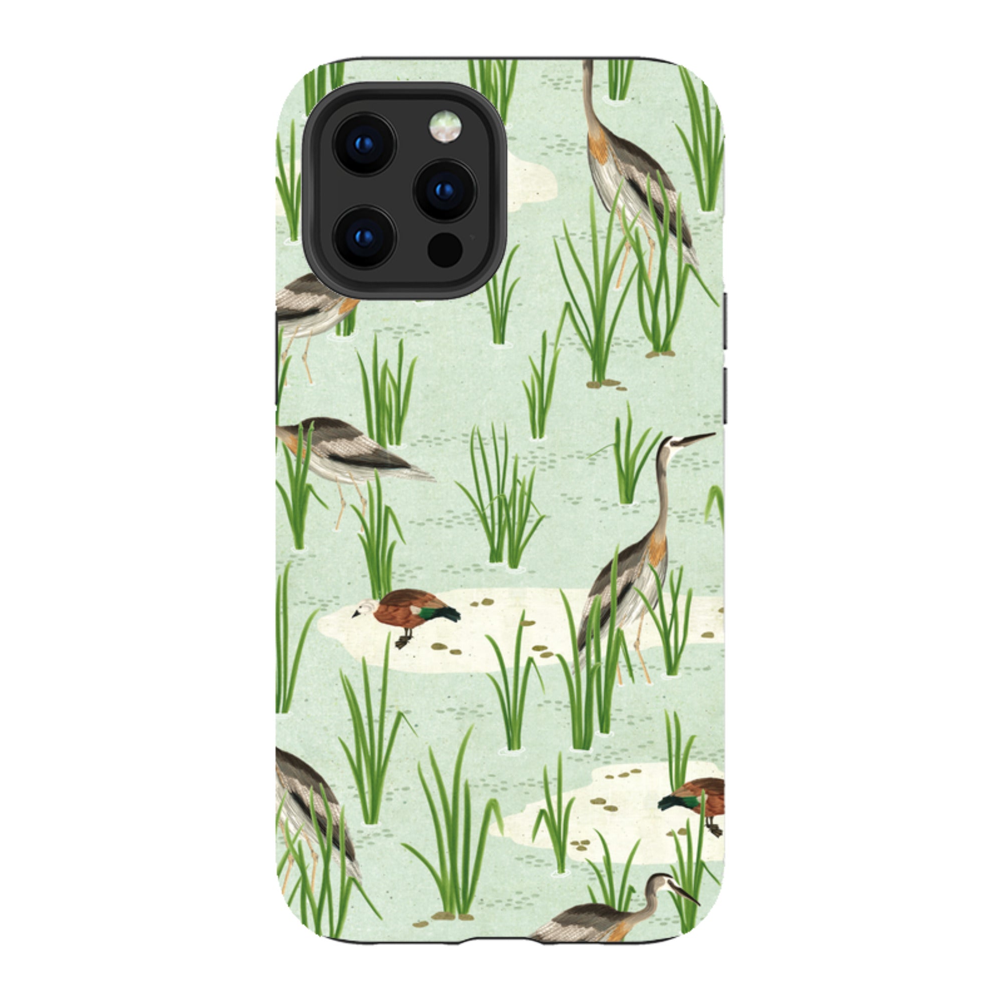 iPhone Tough Case - Wet Lands By Katherine Quinn